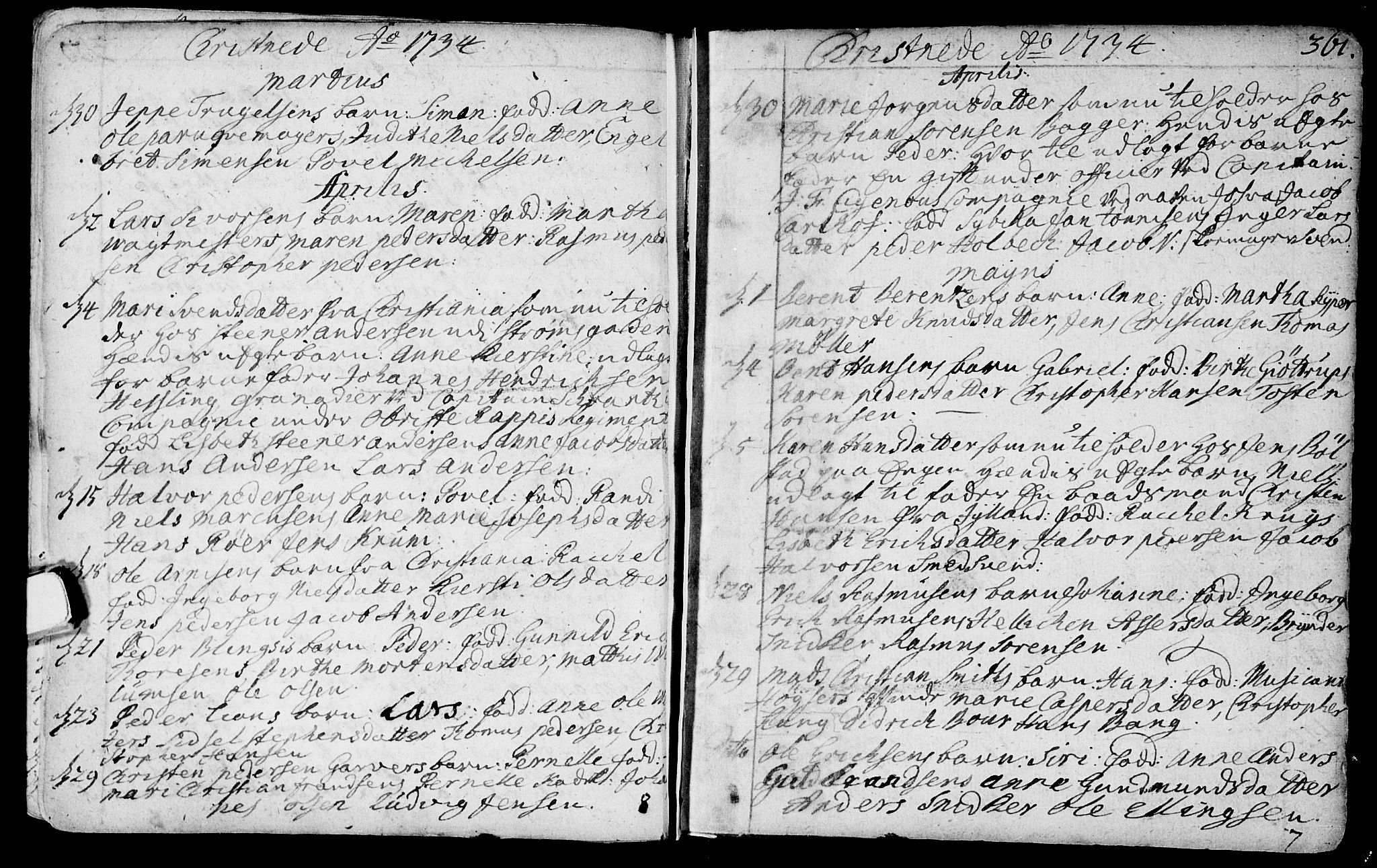 Bragernes kirkebøker, SAKO/A-6/F/Fa/L0003: Parish register (official) no. I 3, 1706-1734, p. 361