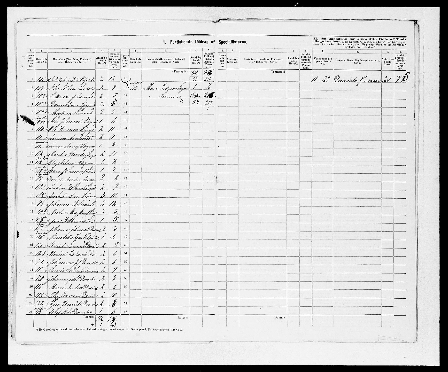 SAB, 1875 census for 1431P Jølster, 1875, p. 11