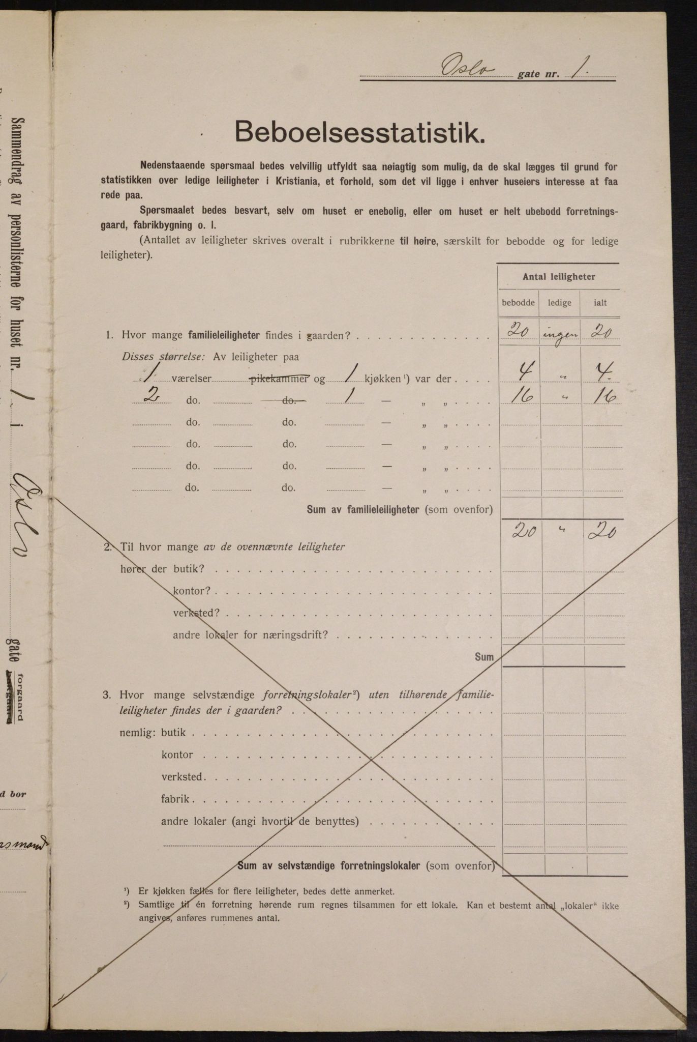 OBA, Municipal Census 1913 for Kristiania, 1913, p. 77094