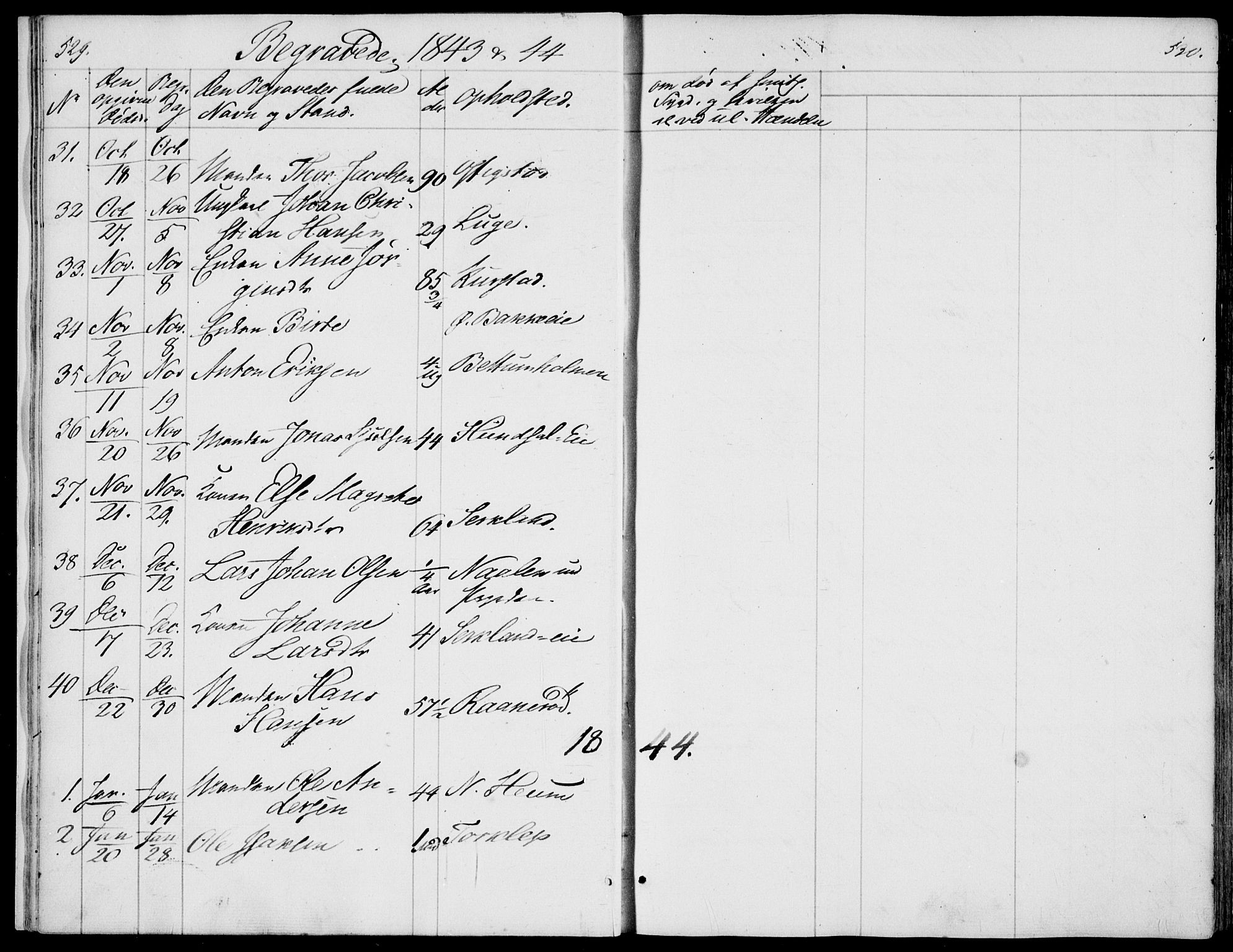 Våle kirkebøker, AV/SAKO-A-334/F/Fa/L0009b: Parish register (official) no. I 9B, 1841-1860, p. 529-530