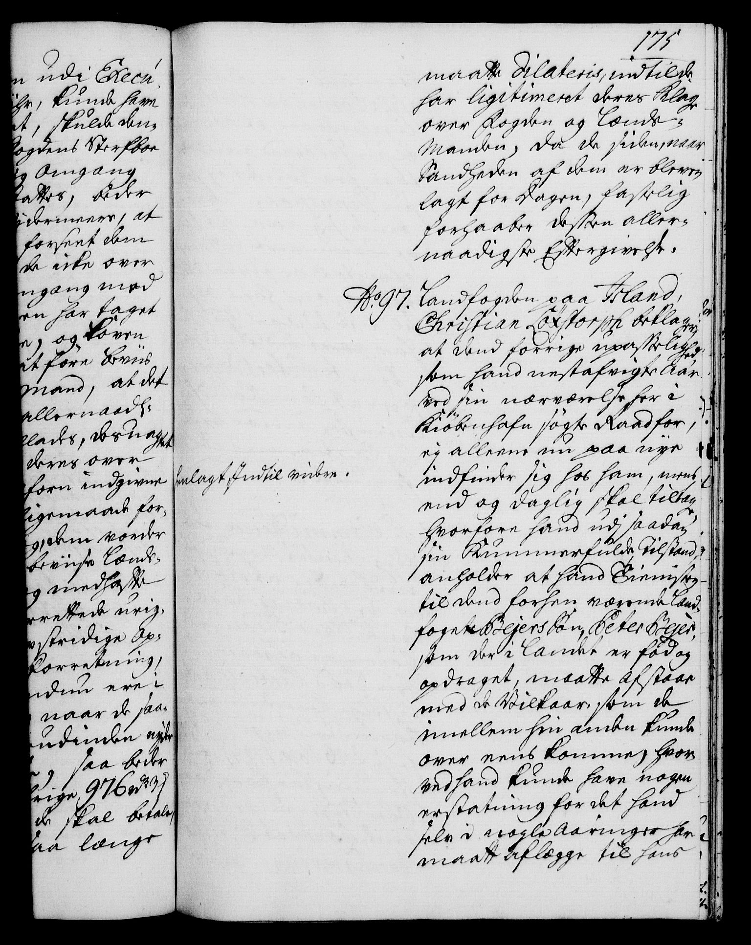 Rentekammeret, Kammerkanselliet, AV/RA-EA-3111/G/Gh/Gha/L0019: Norsk ekstraktmemorialprotokoll (merket RK 53.64), 1736-1737, p. 175