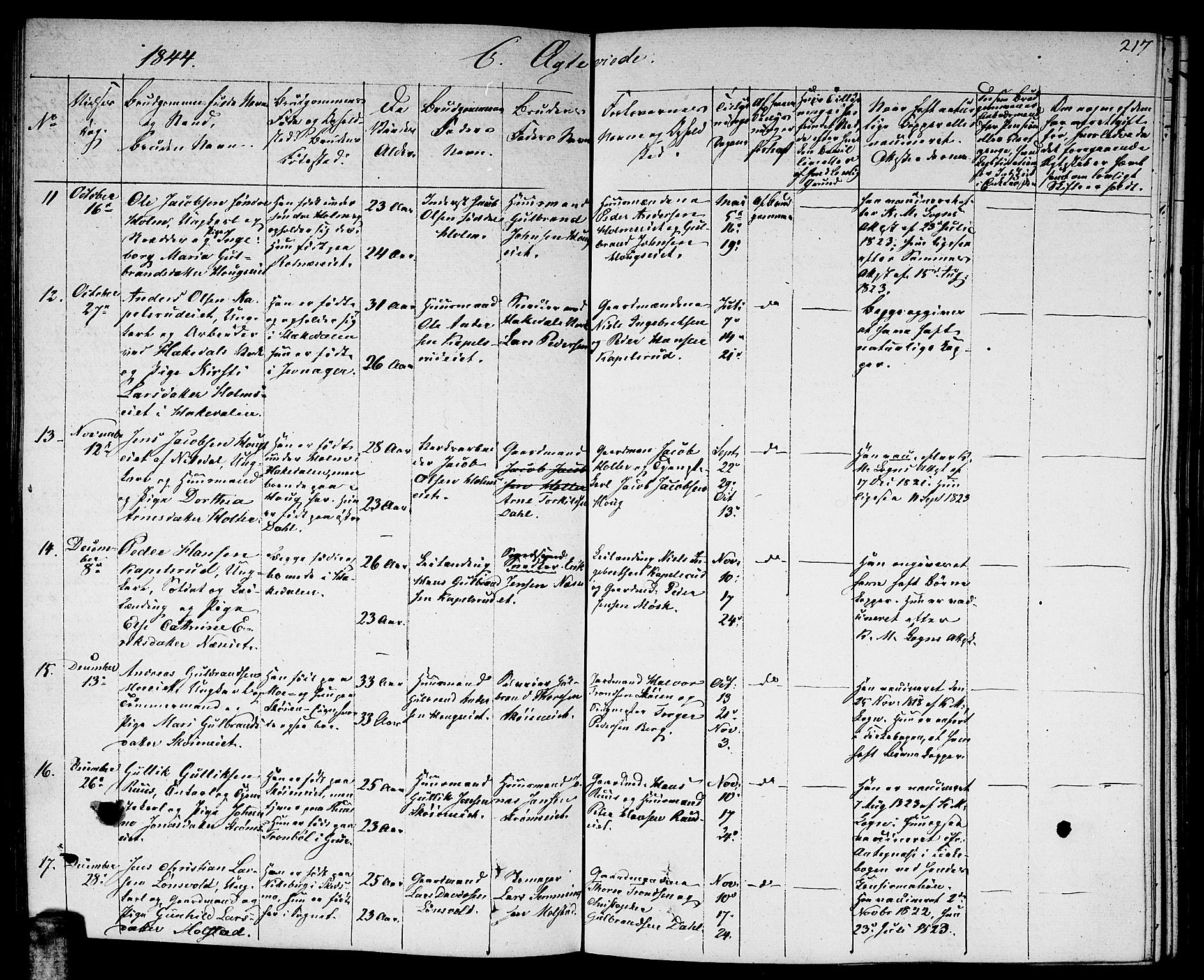 Nittedal prestekontor Kirkebøker, SAO/A-10365a/F/Fa/L0004: Parish register (official) no. I 4, 1836-1849, p. 217