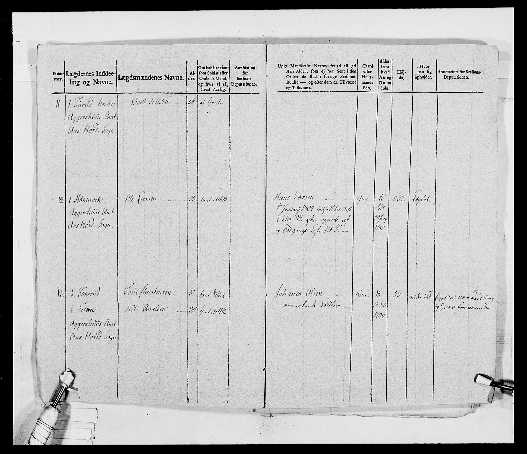 Generalitets- og kommissariatskollegiet, Det kongelige norske kommissariatskollegium, RA/EA-5420/E/Eh/L0032b: Nordafjelske gevorbne infanteriregiment, 1806, p. 12