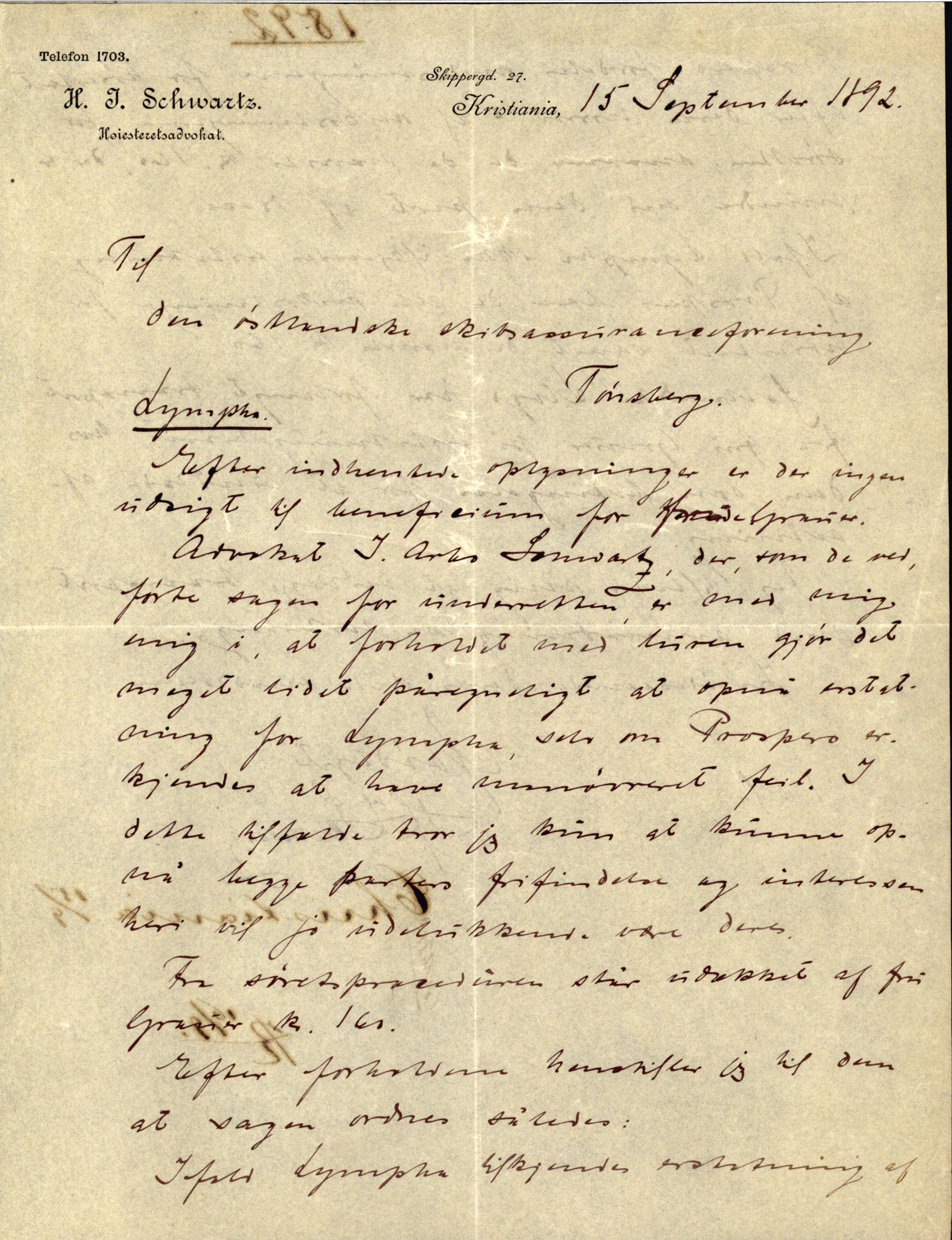 Pa 63 - Østlandske skibsassuranceforening, VEMU/A-1079/G/Ga/L0022/0001: Havaridokumenter / Columbus, Dagny av Holmestrand, Venus, Lymphia, Dione, 1888, p. 44