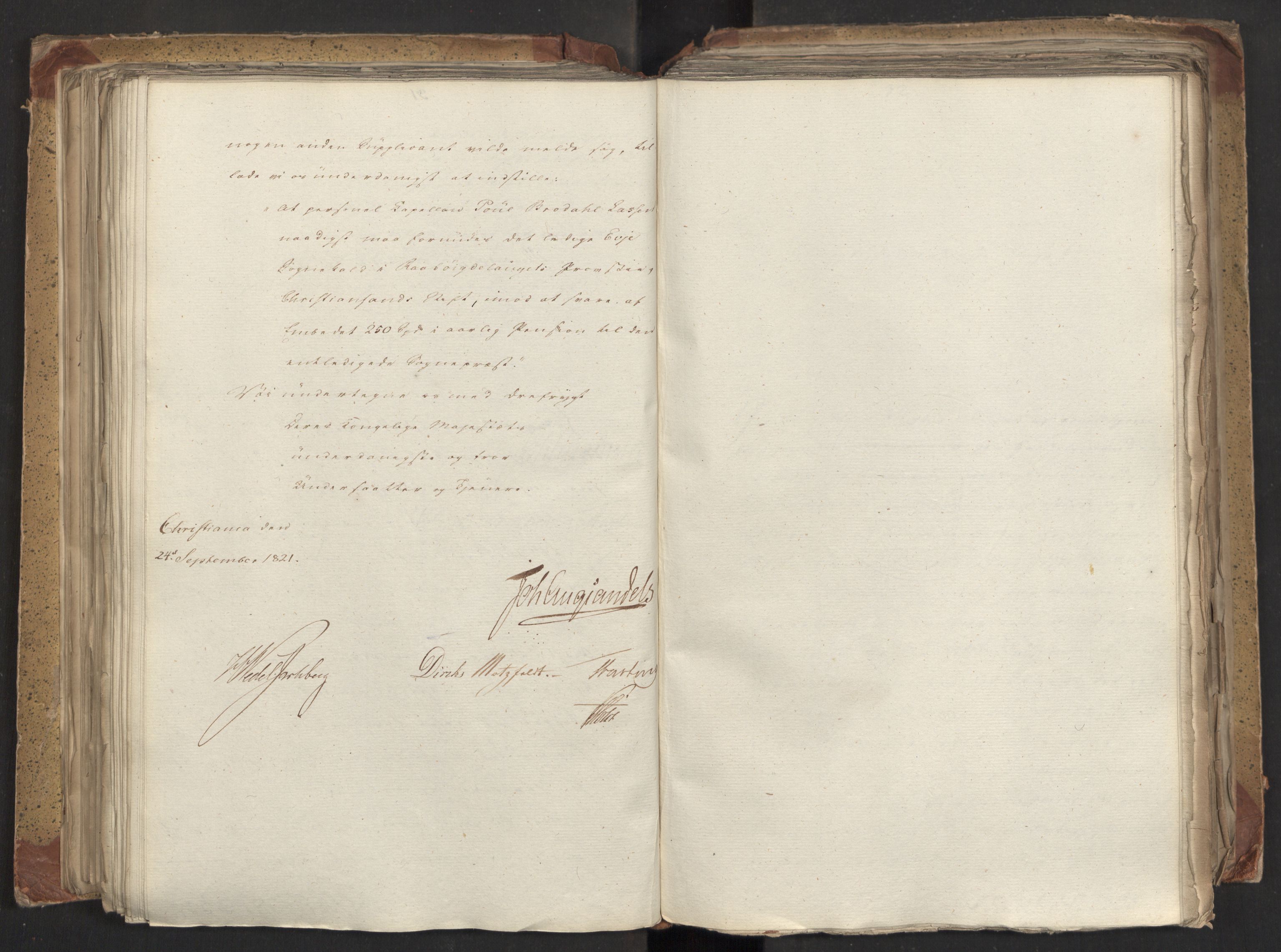 Statsrådsavdelingen i Stockholm, AV/RA-S-1003/D/Da/L0027: Regjeringsinnstillinger nr. 5275-5436, 1821, p. 242