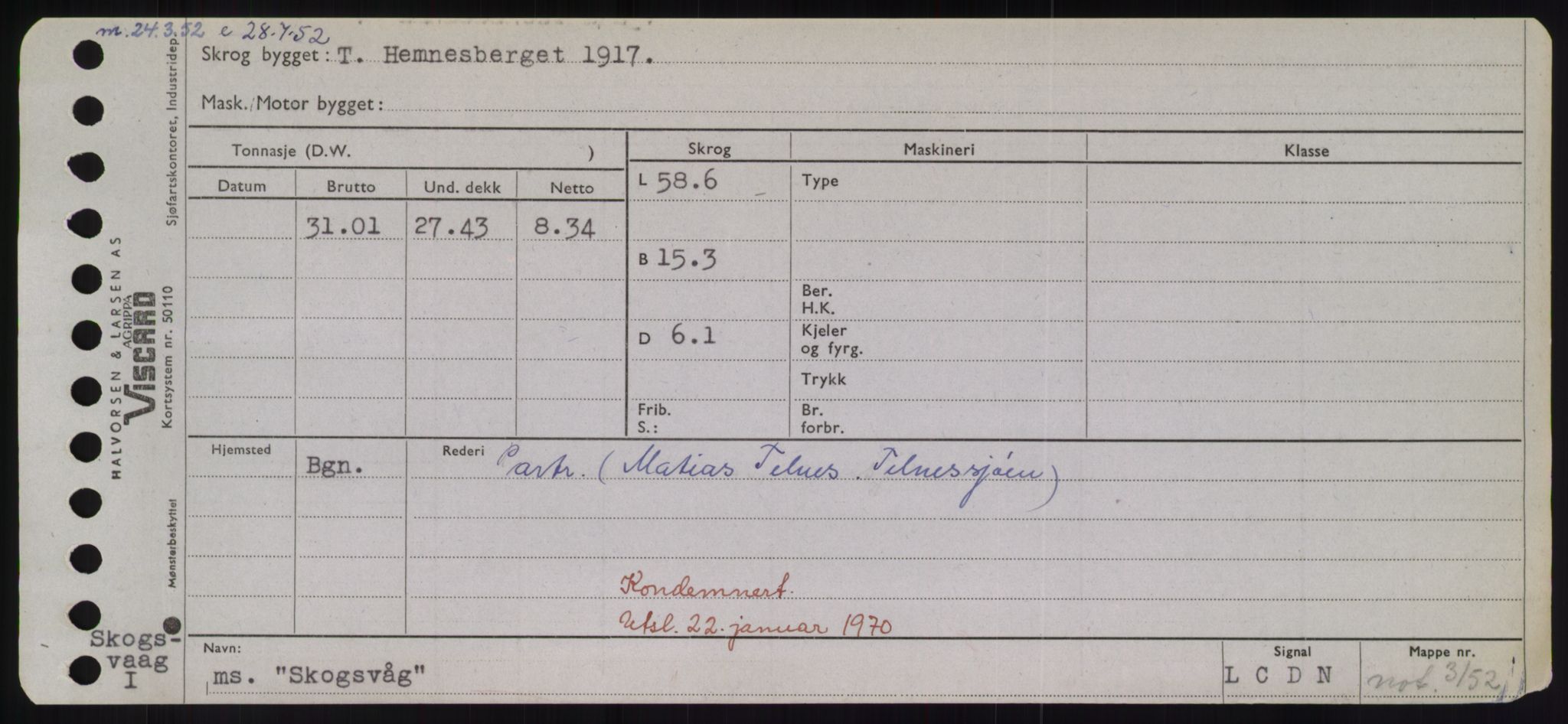 Sjøfartsdirektoratet med forløpere, Skipsmålingen, AV/RA-S-1627/H/Hd/L0034: Fartøy, Sk-Slå, p. 233