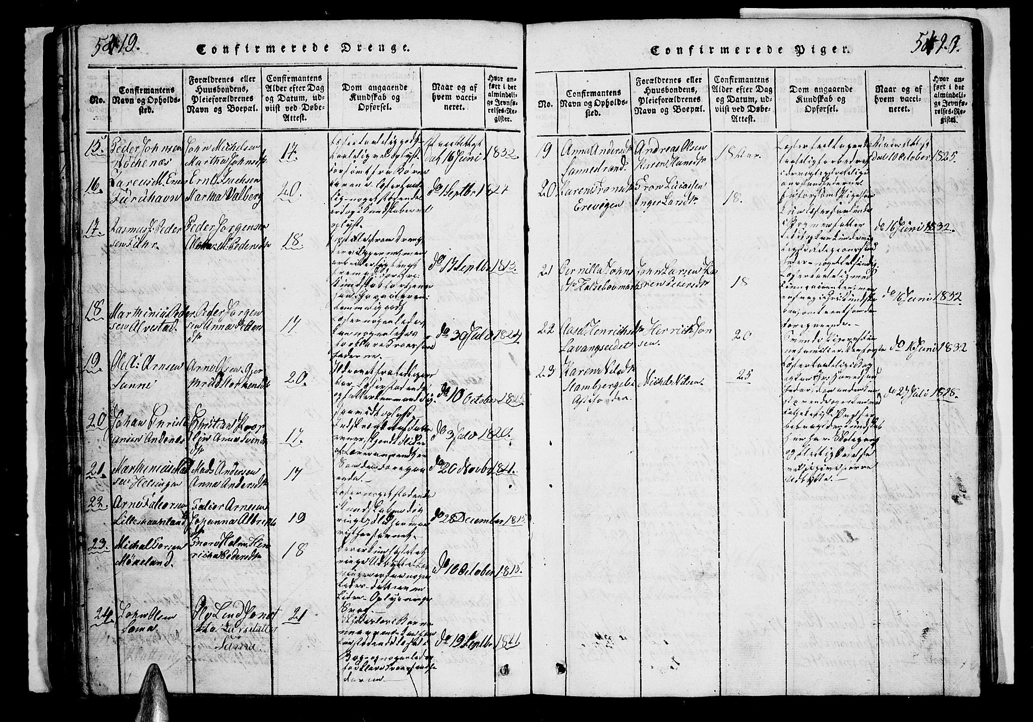 Trondenes sokneprestkontor, AV/SATØ-S-1319/H/Hb/L0003klokker: Parish register (copy) no. 3, 1820-1834, p. 519-520