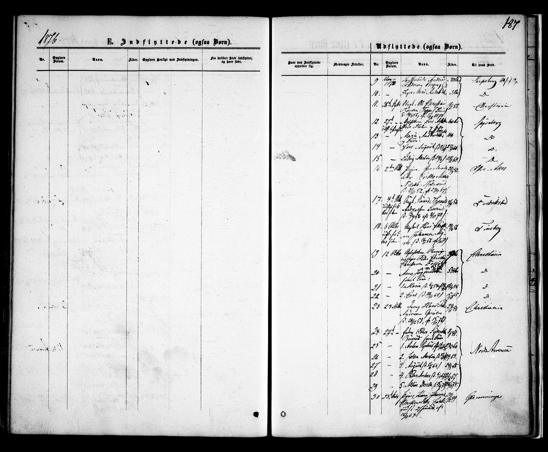 Skiptvet prestekontor Kirkebøker, AV/SAO-A-20009/F/Fa/L0008: Parish register (official) no. 8, 1867-1877, p. 187