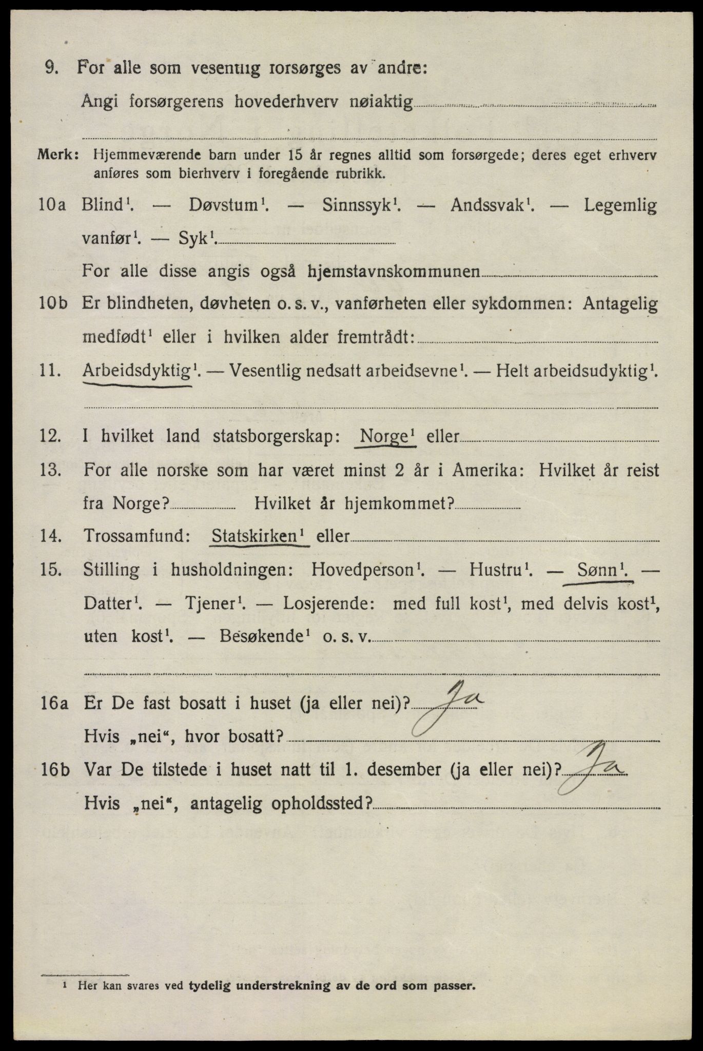 SAO, 1920 census for Bærum, 1920, p. 16623