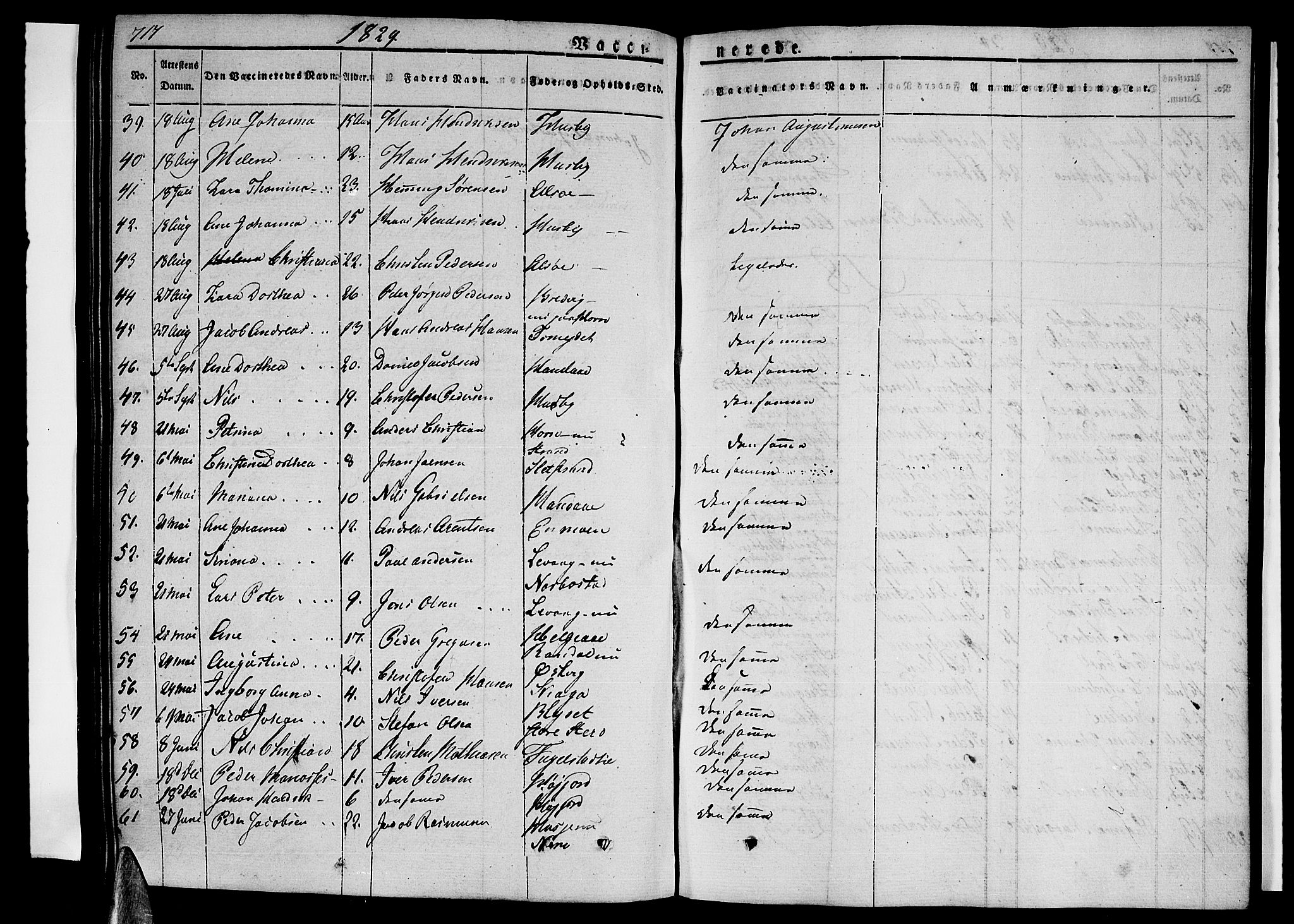 Ministerialprotokoller, klokkerbøker og fødselsregistre - Nordland, AV/SAT-A-1459/838/L0548: Parish register (official) no. 838A06, 1829-1839, p. 717-718