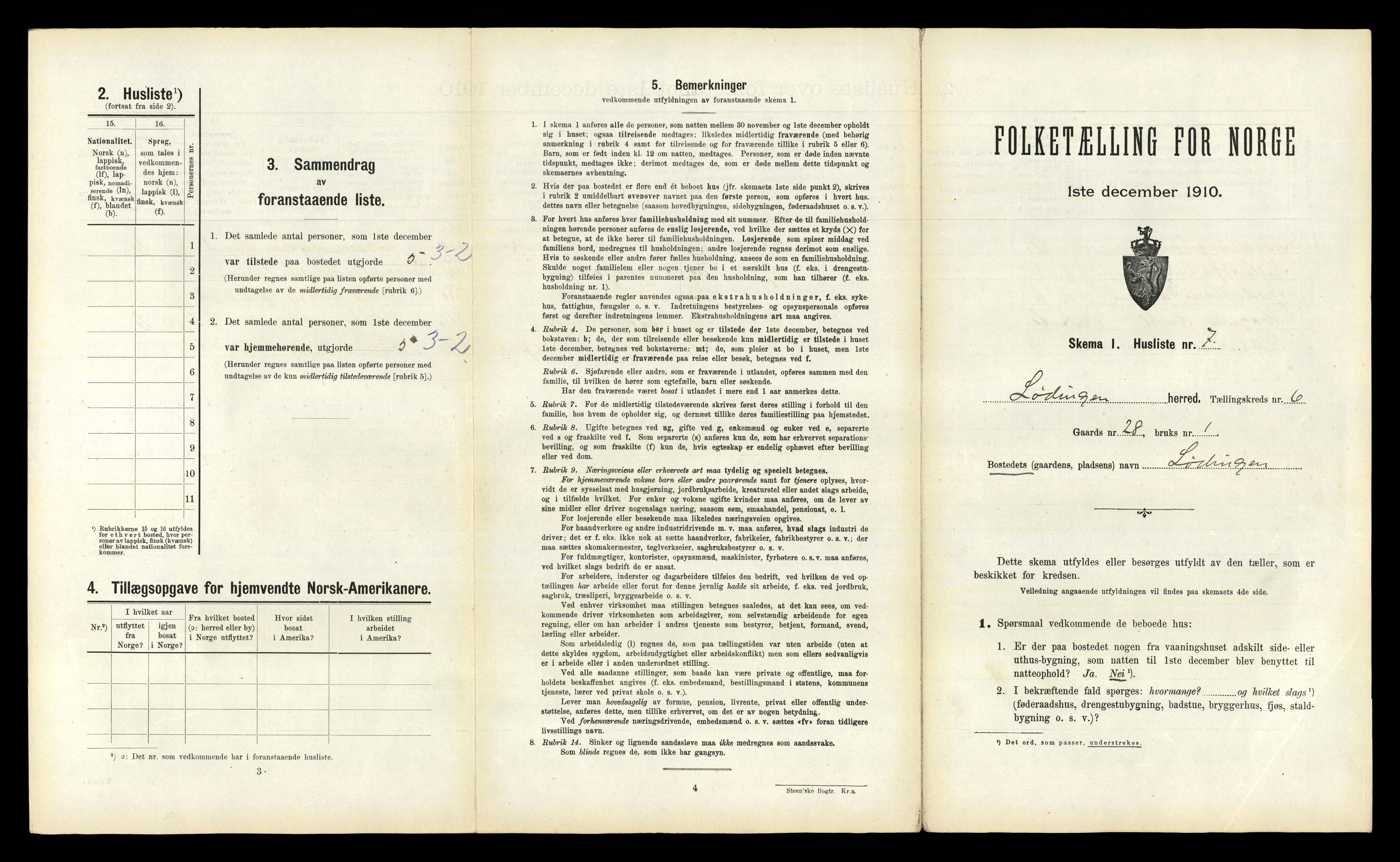 RA, 1910 census for Lødingen, 1910, p. 499