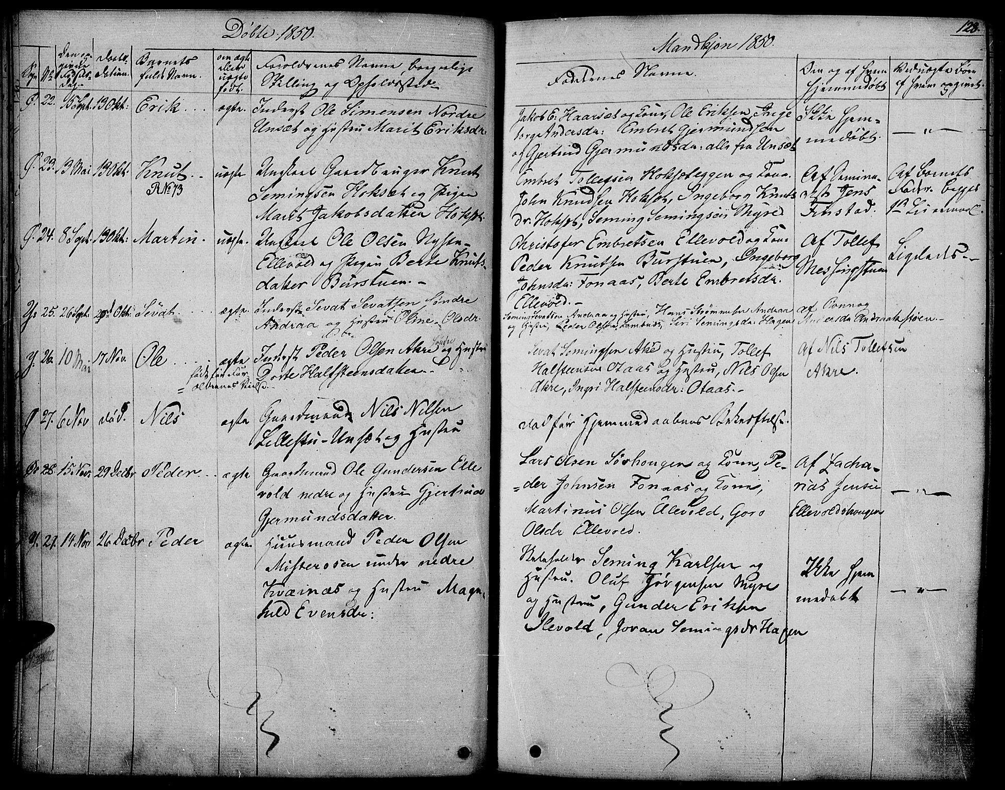 Rendalen prestekontor, AV/SAH-PREST-054/H/Ha/Haa/L0004: Parish register (official) no. 4, 1829-1852, p. 128