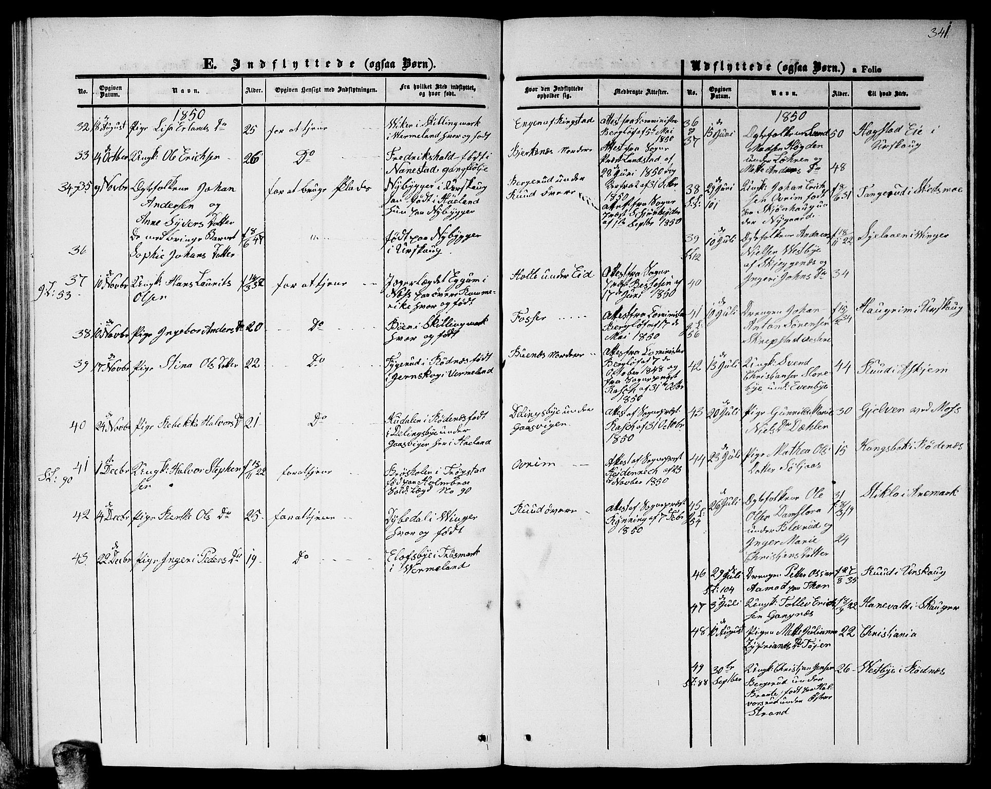 Høland prestekontor Kirkebøker, AV/SAO-A-10346a/G/Ga/L0003: Parish register (copy) no. I 3, 1846-1853, p. 341