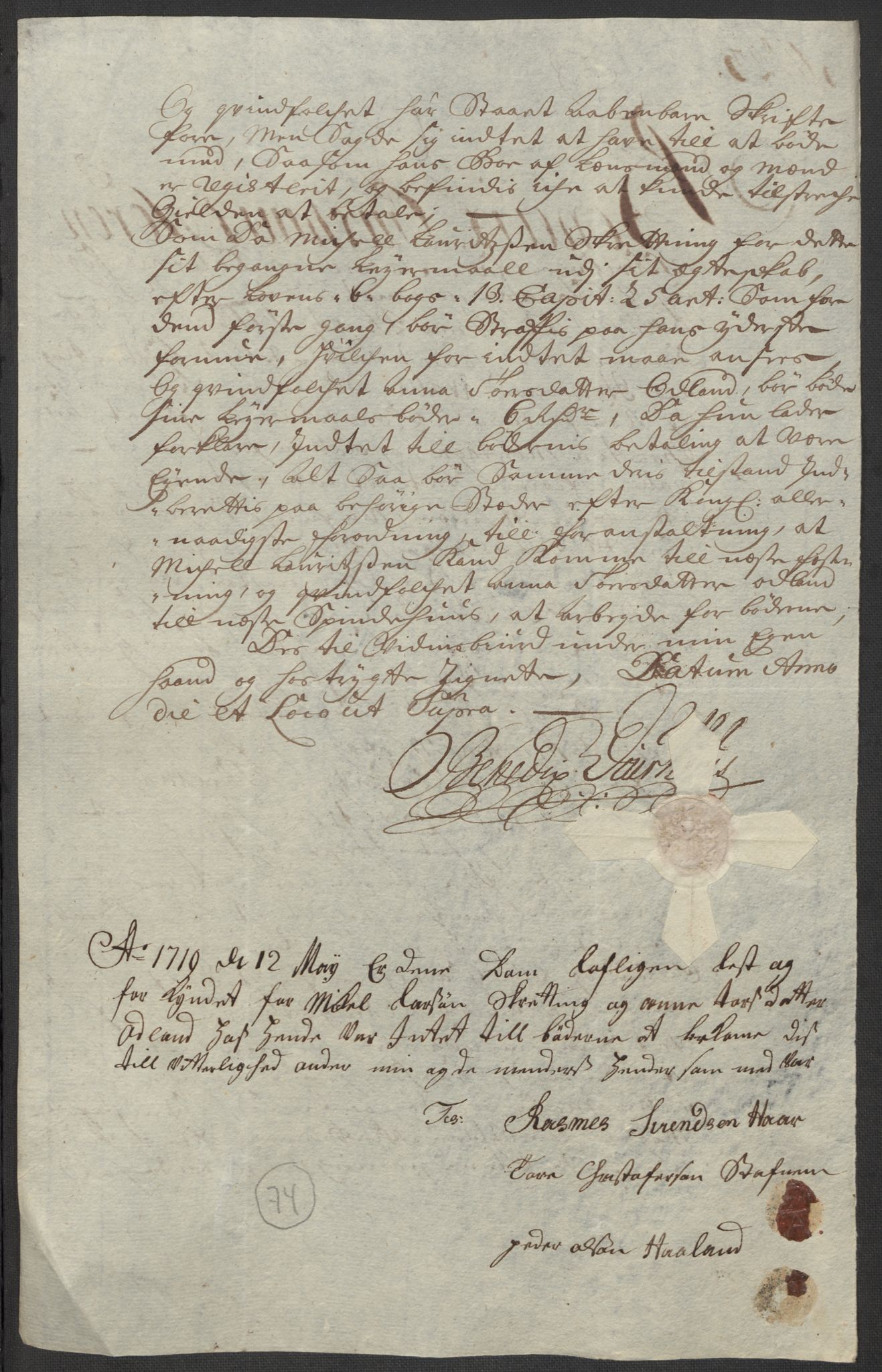 Rentekammeret inntil 1814, Reviderte regnskaper, Fogderegnskap, AV/RA-EA-4092/R46/L2743: Fogderegnskap Jæren og Dalane, 1718, p. 305