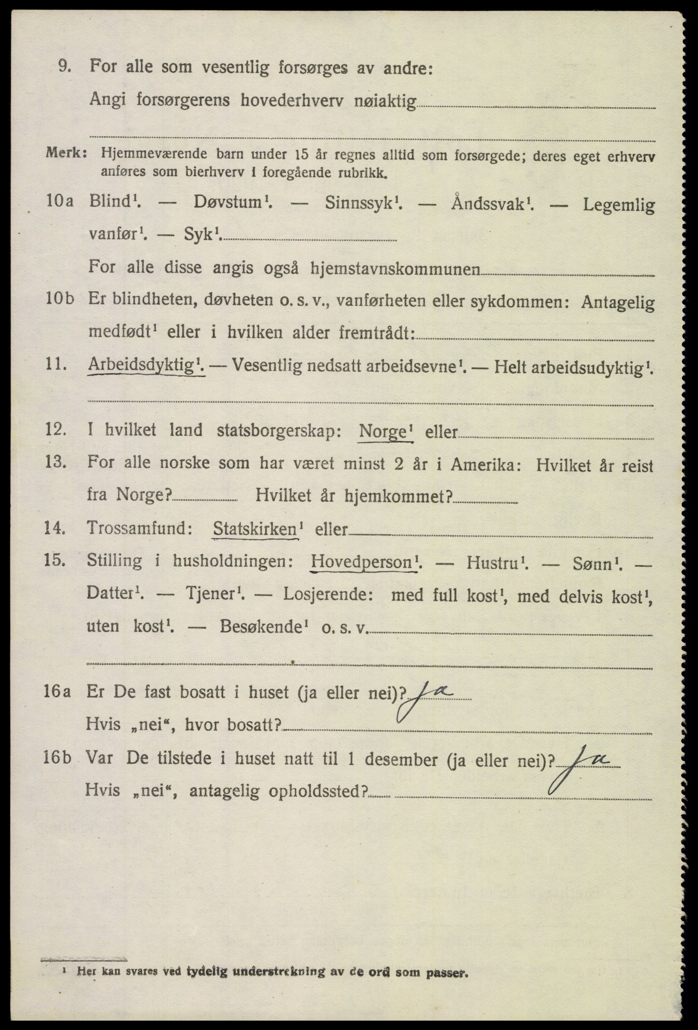 SAH, 1920 census for Etnedal, 1920, p. 4569