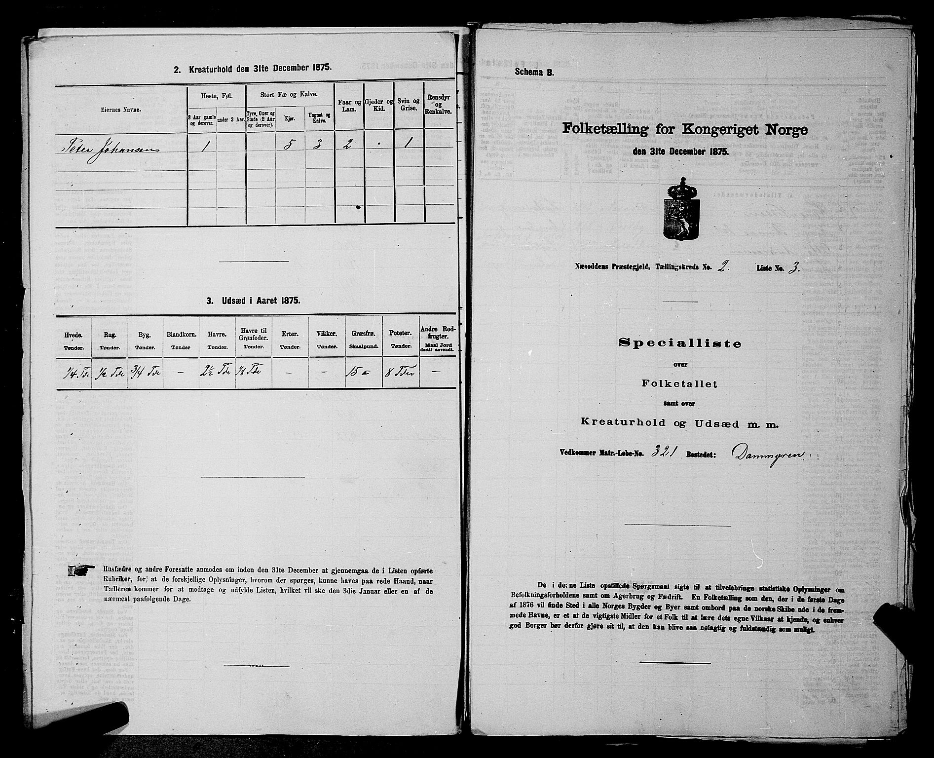 RA, 1875 census for 0216P Nesodden, 1875, p. 243