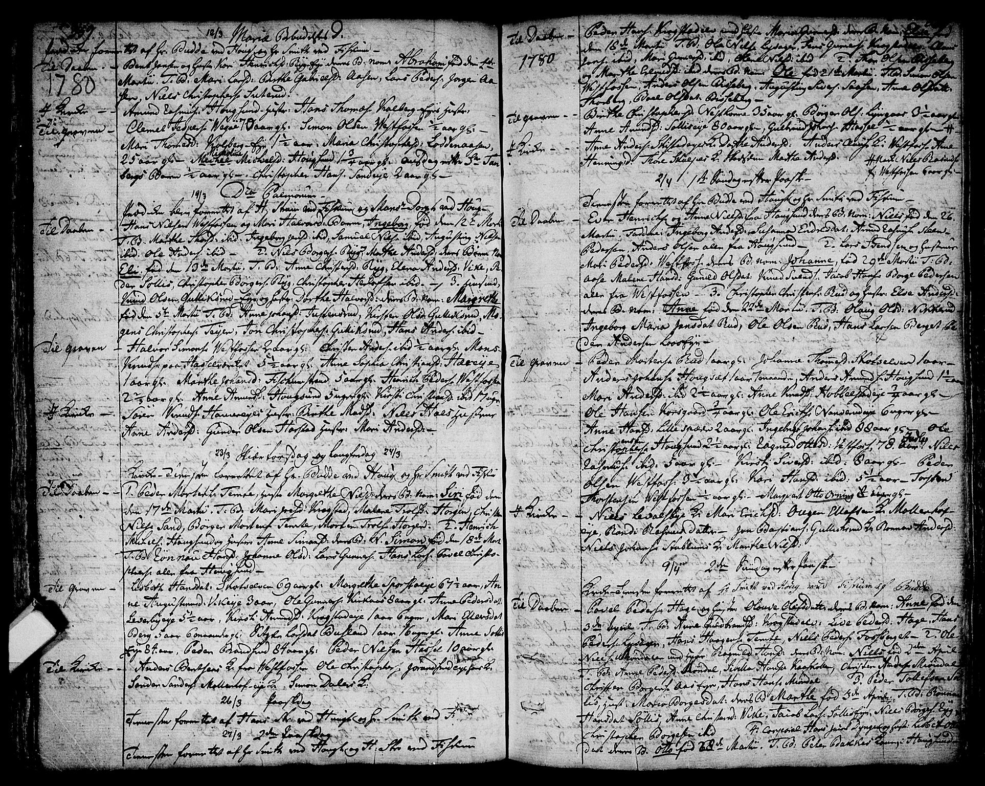 Eiker kirkebøker, SAKO/A-4/F/Fa/L0008: Parish register (official) no. I 8, 1764-1788, p. 559-560