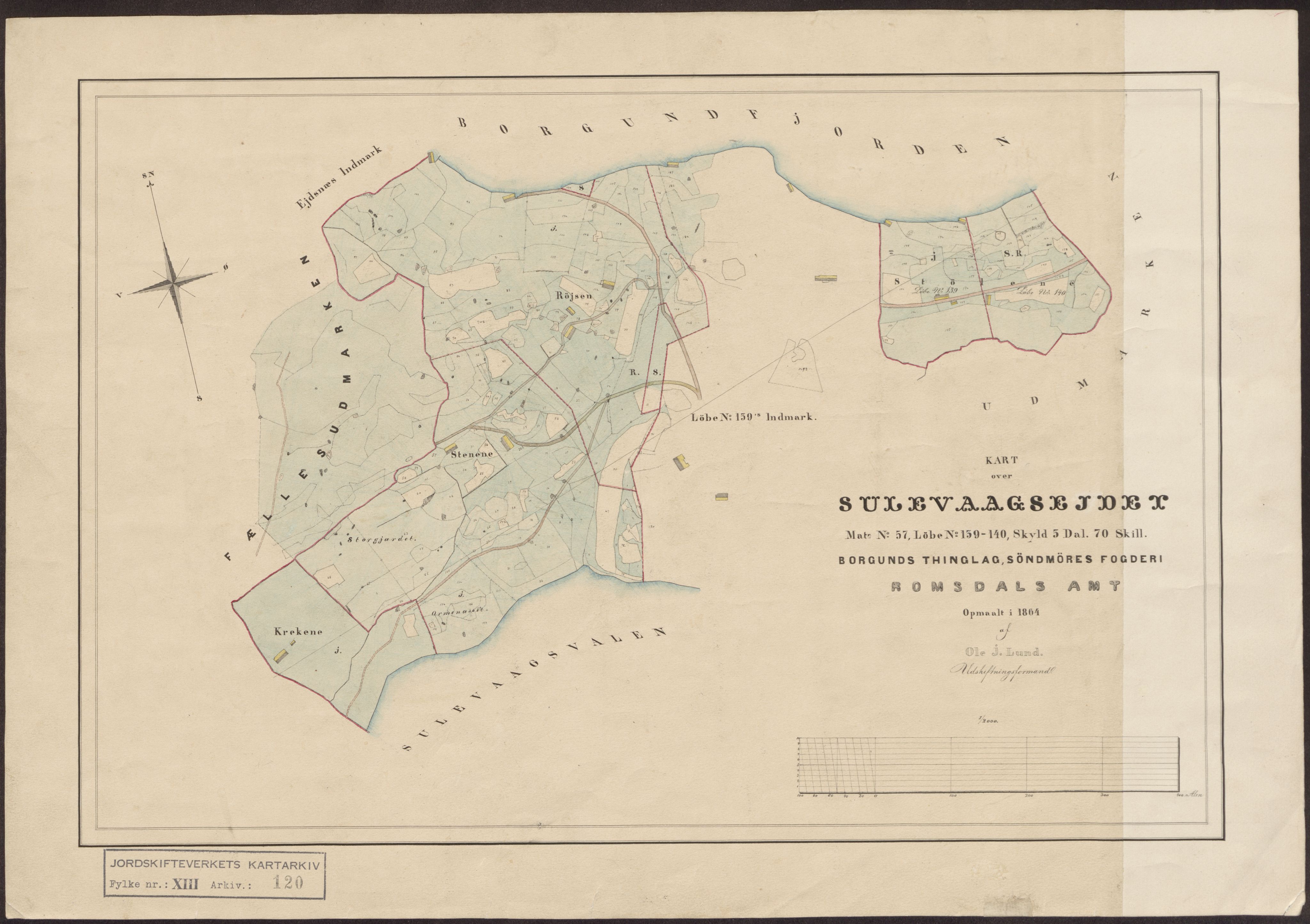 Jordskifteverkets kartarkiv, RA/S-3929/T, 1859-1988, p. 237
