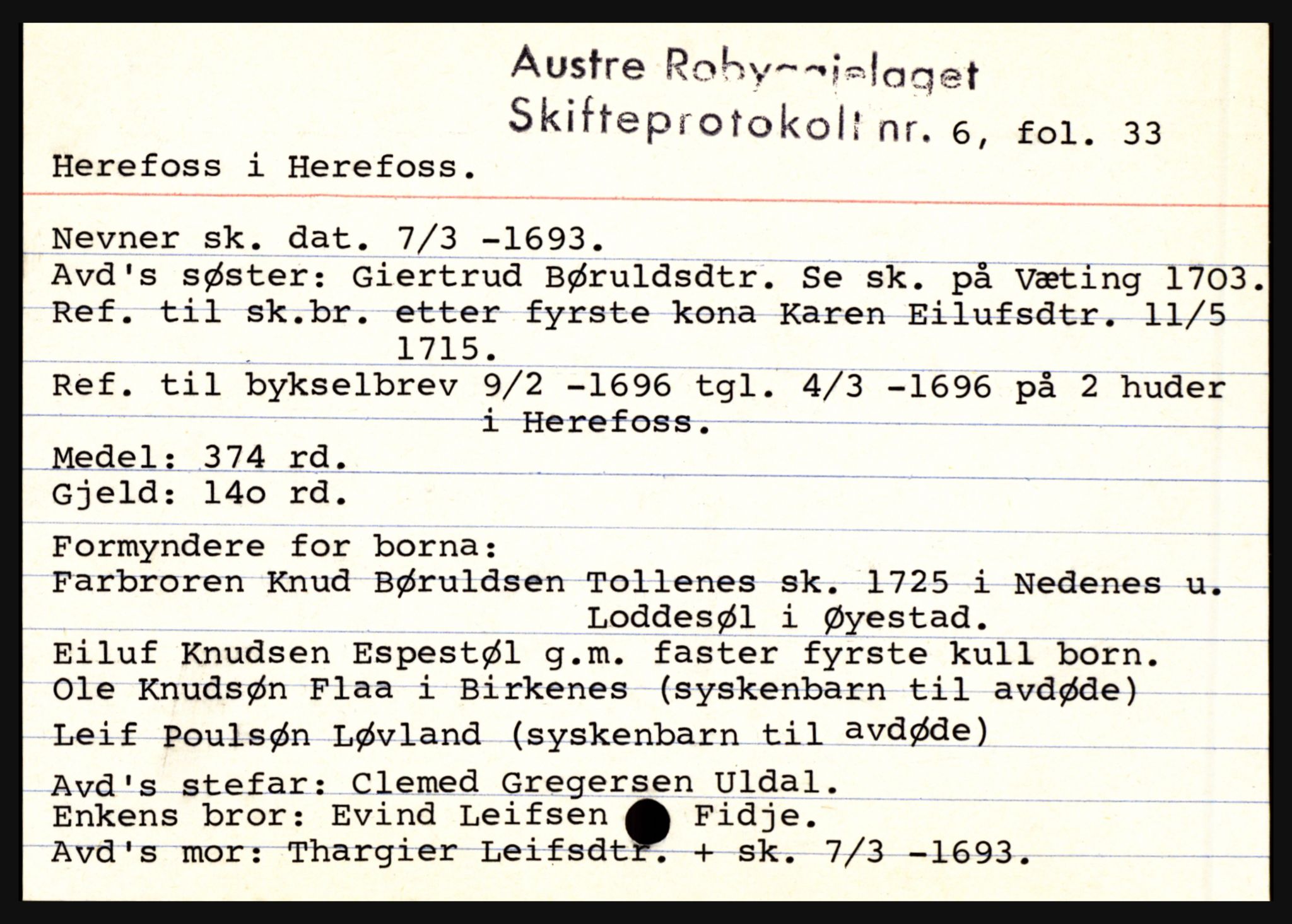 Østre Råbyggelag sorenskriveri, AV/SAK-1221-0016/H, p. 4845