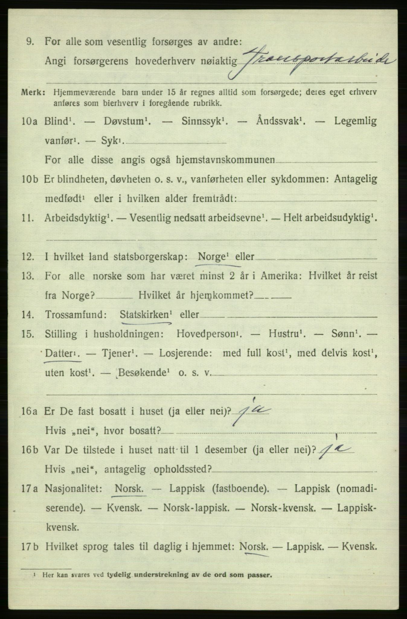 SATØ, 1920 census for Kjelvik, 1920, p. 5356