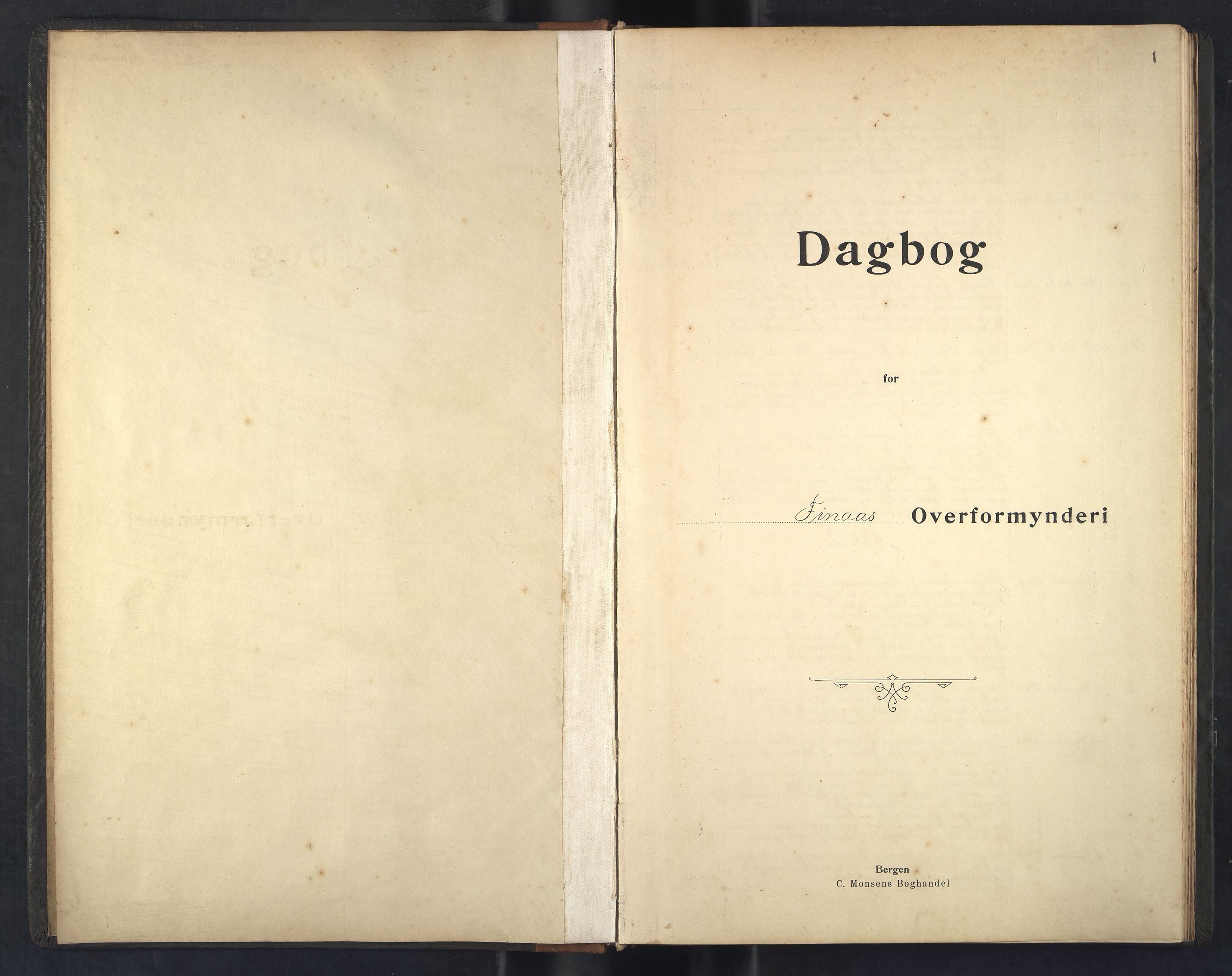 Finnaas kommune. Overformynderiet, IKAH/1218a-812/C/Ca/Caa/L0004: Postjournal for Finnås overformynderi, 1902-1907