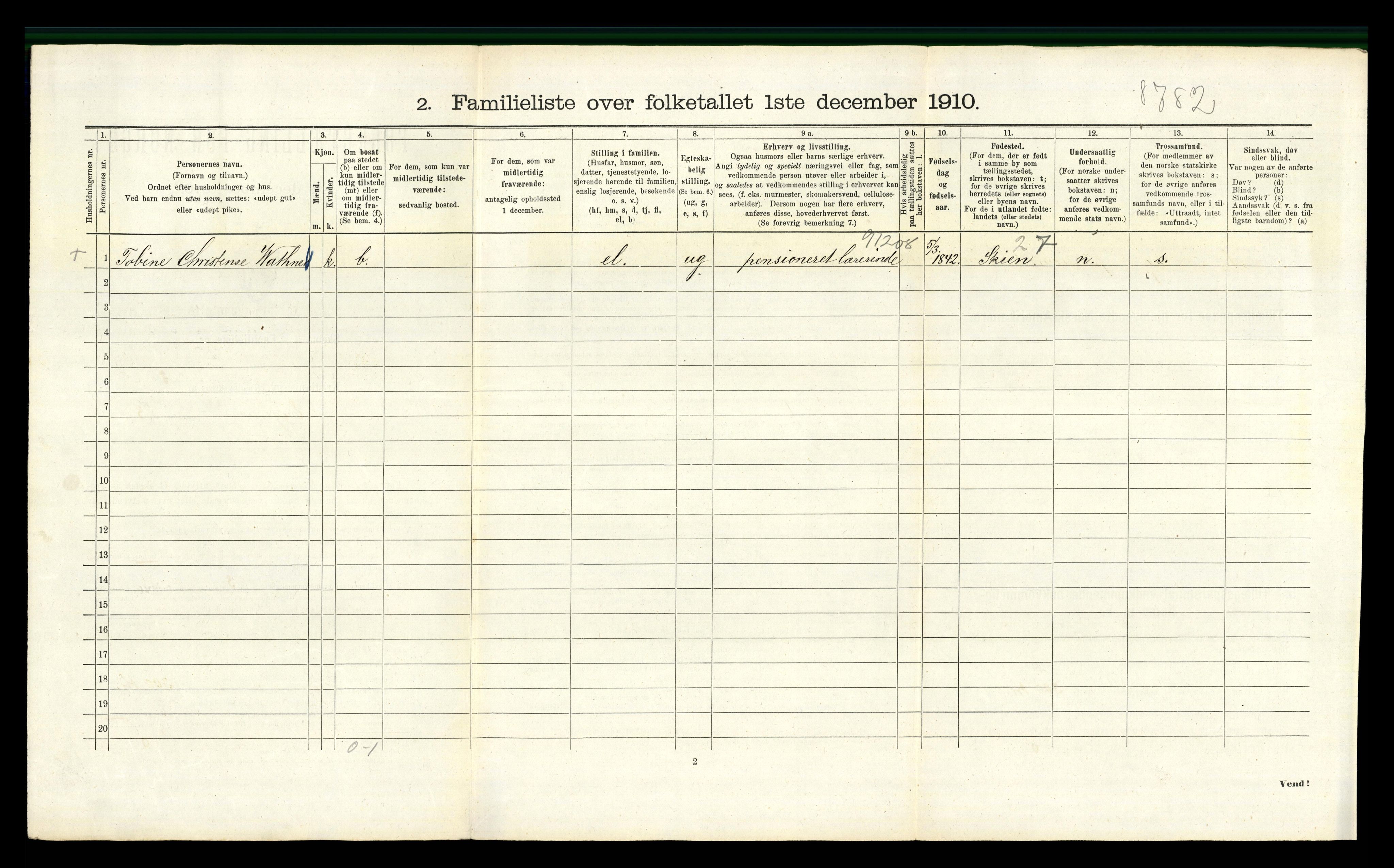 RA, 1910 census for Kristiania, 1910, p. 22602