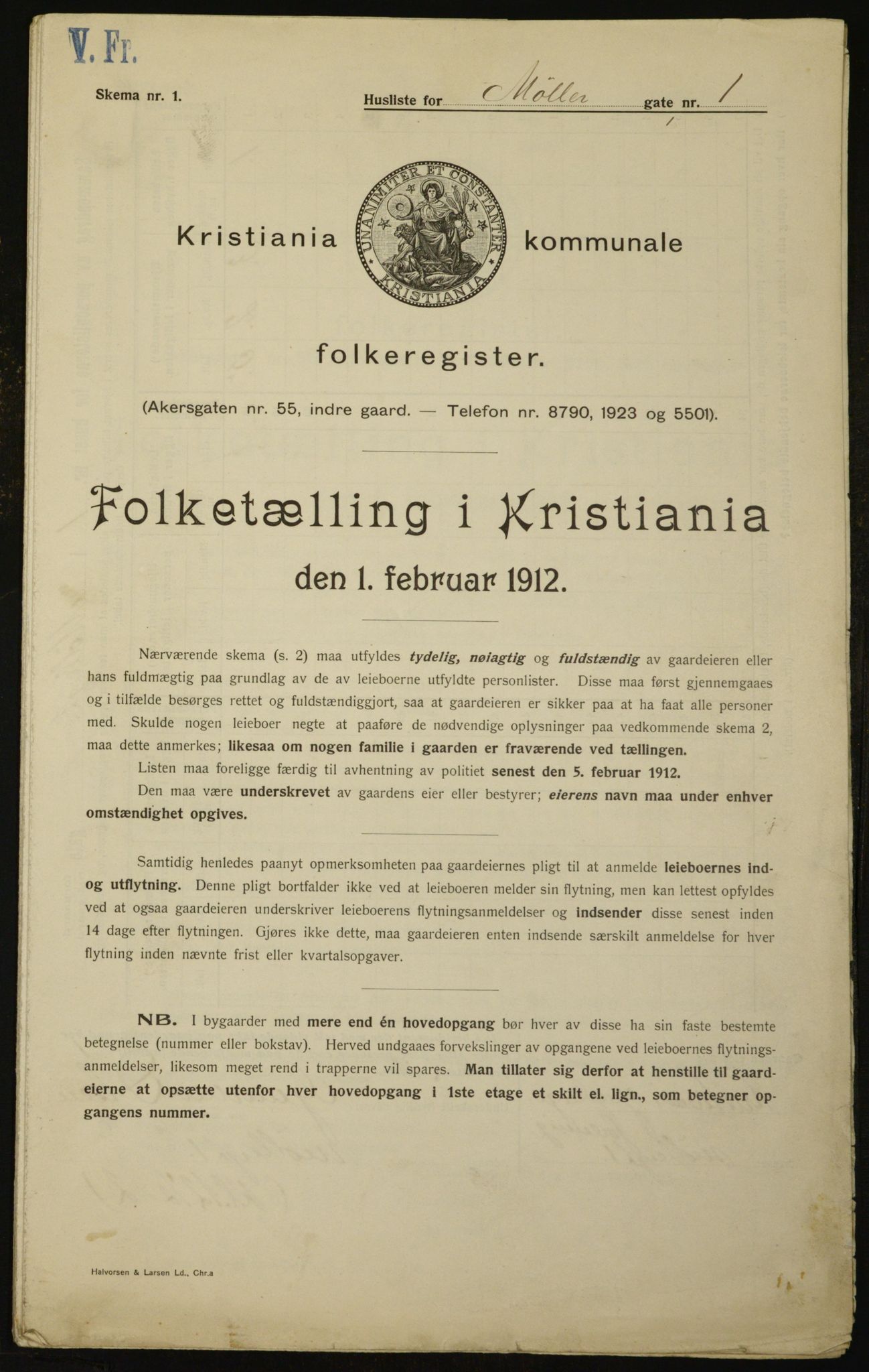 OBA, Municipal Census 1912 for Kristiania, 1912, p. 68936