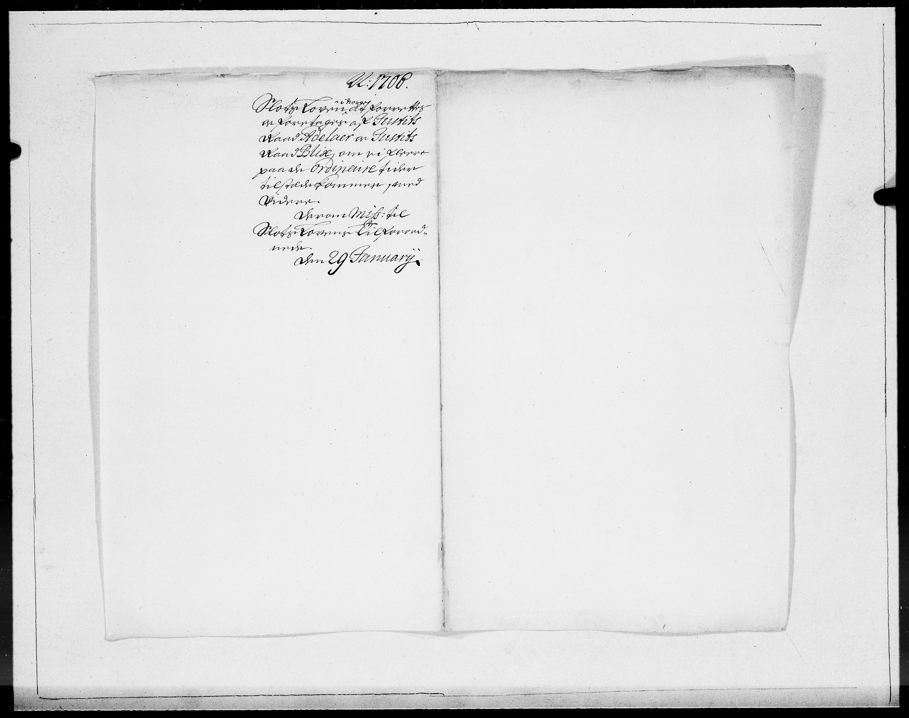 Danske Kanselli 1572-1799, AV/RA-EA-3023/F/Fc/Fcc/Fcca/L0060: Norske innlegg 1572-1799, Mgl. nov.-des., 1706, p. 10