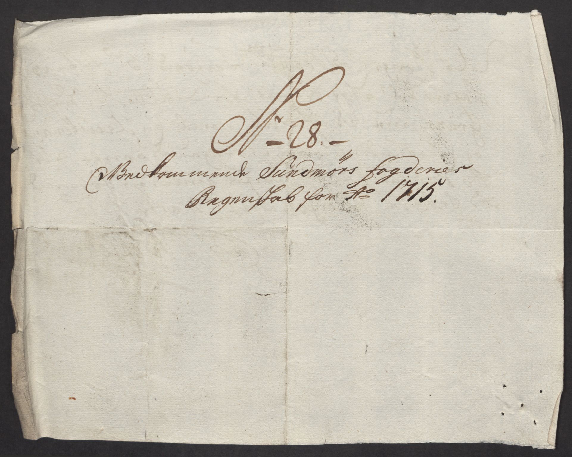 Rentekammeret inntil 1814, Reviderte regnskaper, Fogderegnskap, AV/RA-EA-4092/R54/L3567: Fogderegnskap Sunnmøre, 1715, p. 218