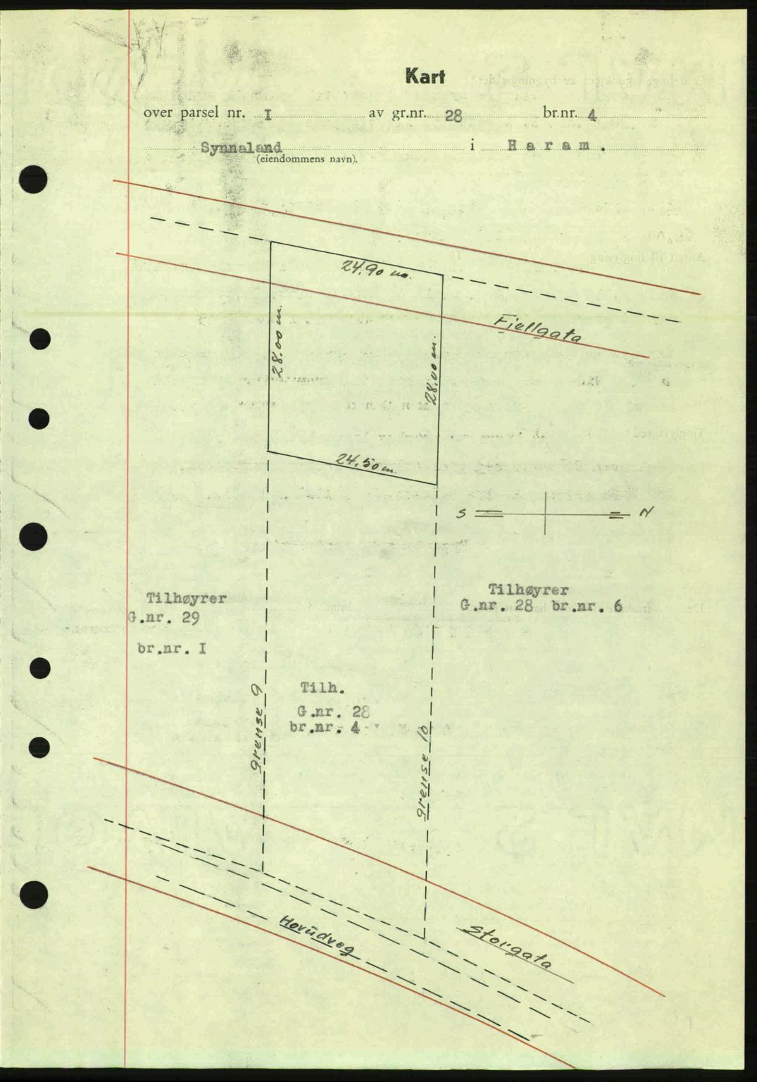 Nordre Sunnmøre sorenskriveri, AV/SAT-A-0006/1/2/2C/2Ca: Mortgage book no. A20a, 1945-1945, Diary no: : 820/1945