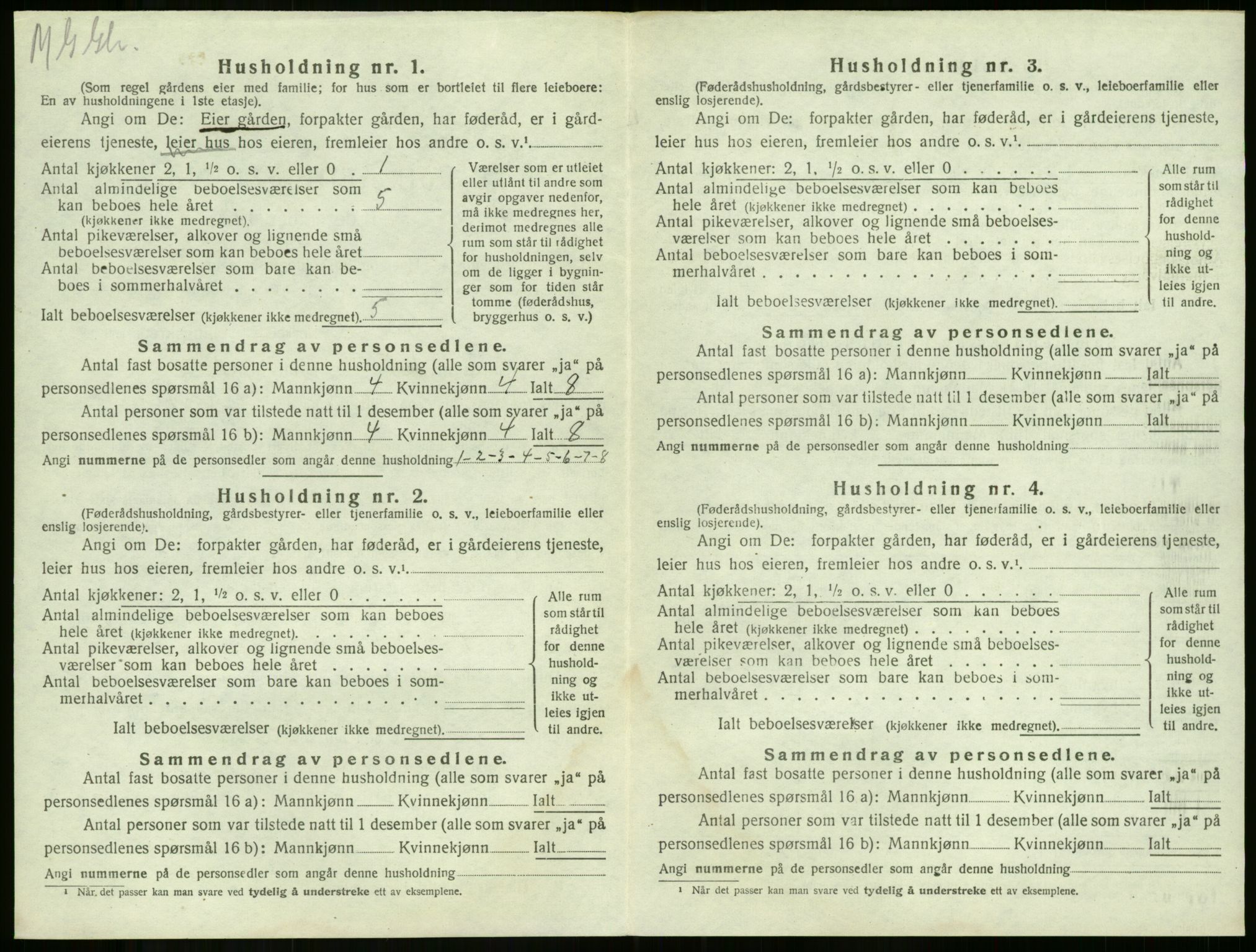 SAKO, 1920 census for Våle, 1920, p. 864