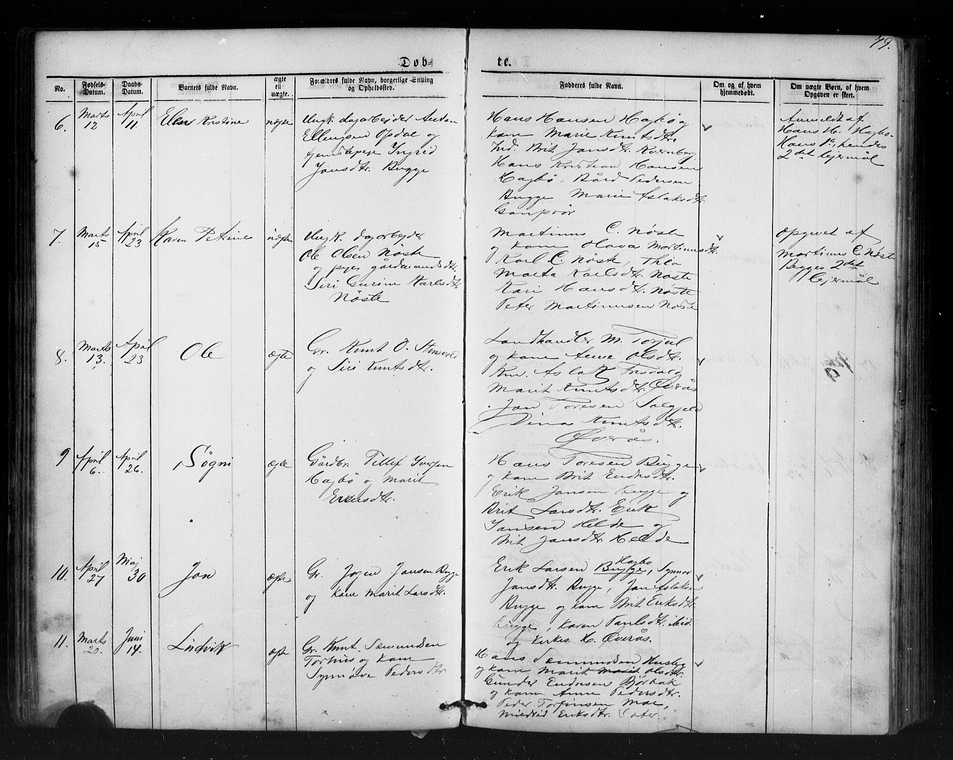 Ministerialprotokoller, klokkerbøker og fødselsregistre - Møre og Romsdal, SAT/A-1454/552/L0638: Parish register (copy) no. 552C01, 1867-1902, p. 79
