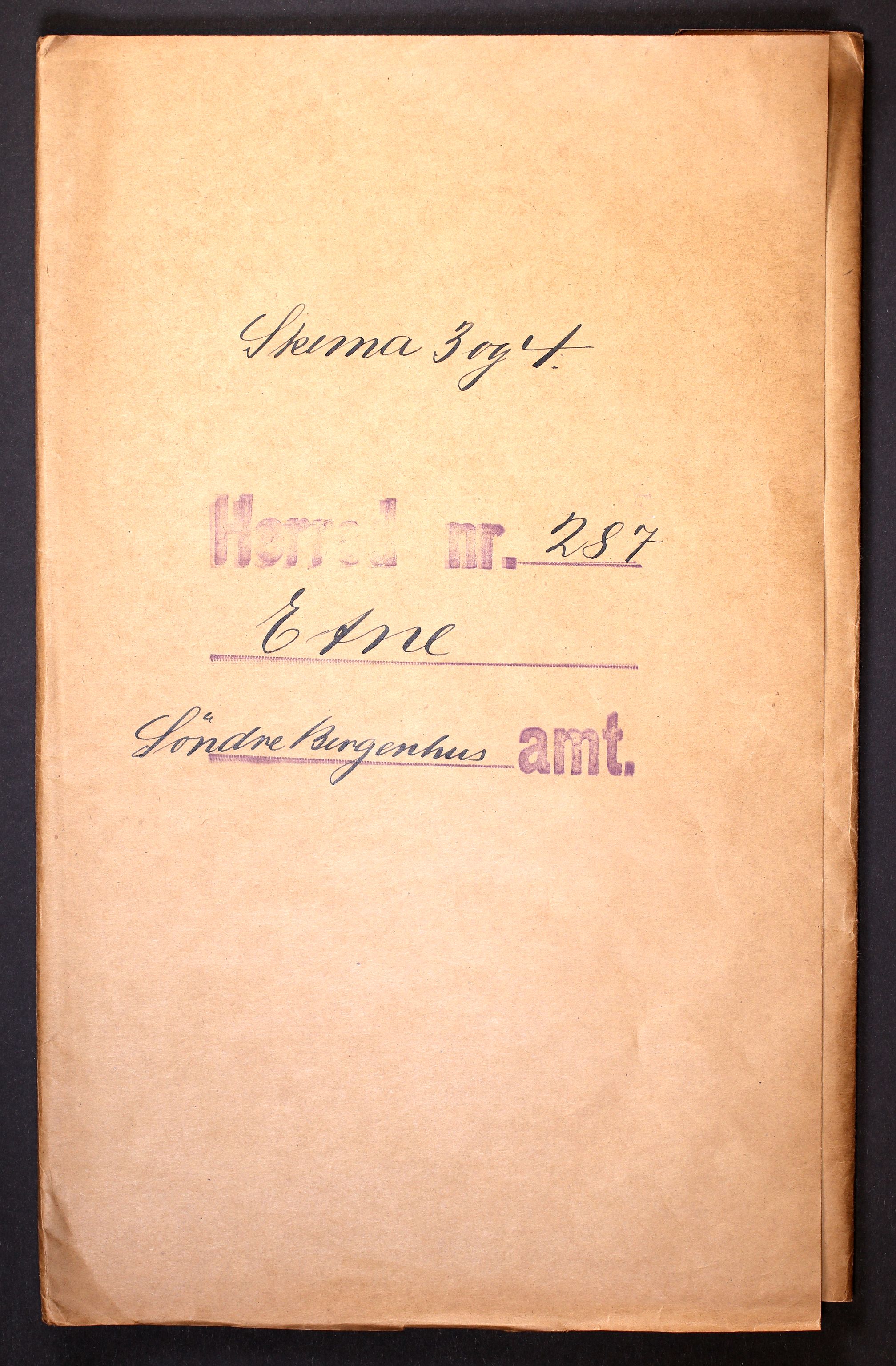 RA, 1910 census for Etne, 1910, p. 1