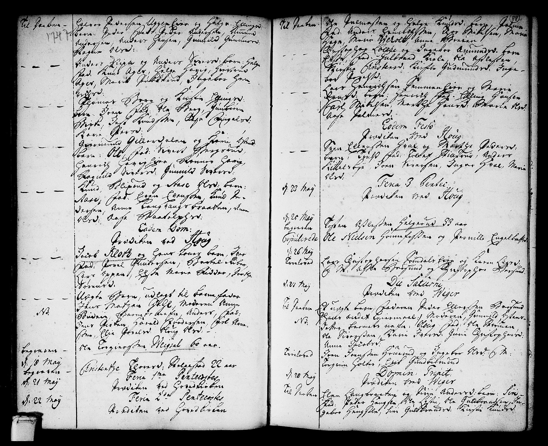 Norderhov kirkebøker, SAKO/A-237/F/Fa/L0003a: Parish register (official) no. 3, 1740-1757, p. 88
