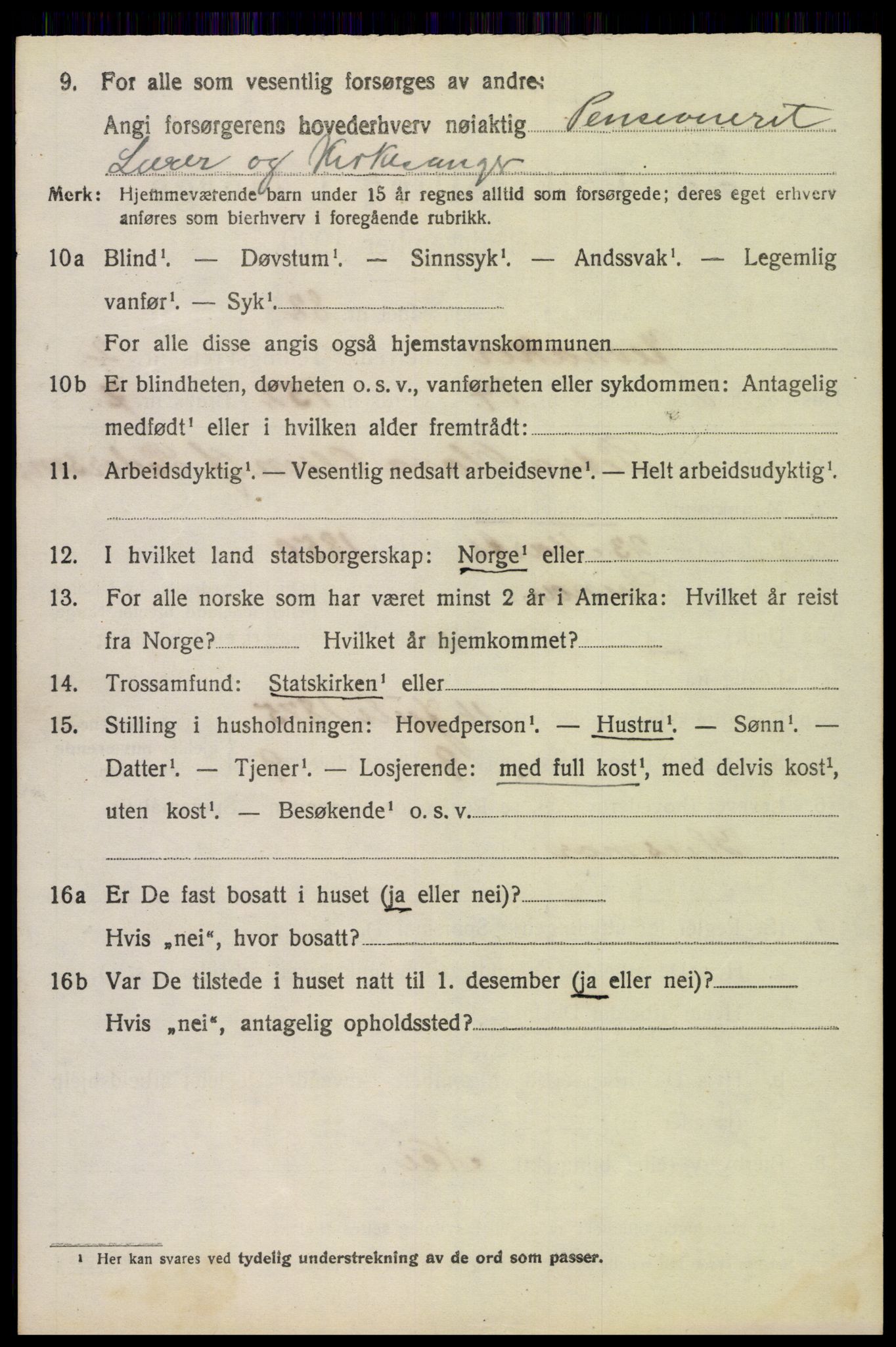 SAH, 1920 census for Jevnaker, 1920, p. 1570