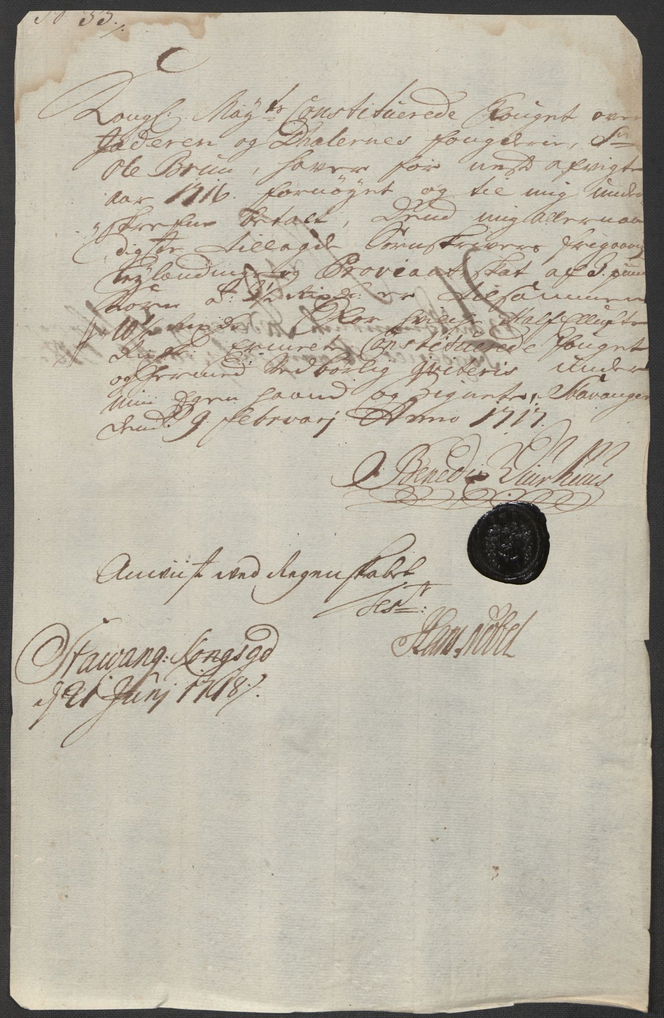 Rentekammeret inntil 1814, Reviderte regnskaper, Fogderegnskap, RA/EA-4092/R46/L2740: Fogderegnskap Jæren og Dalane, 1715-1716, p. 430