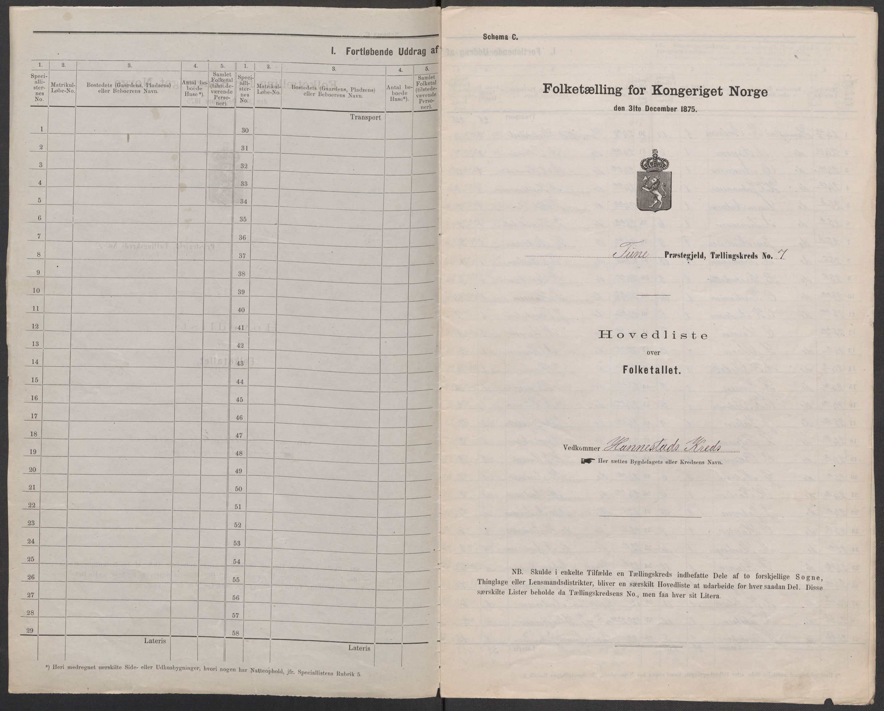 RA, 1875 census for 0130P Tune, 1875, p. 24