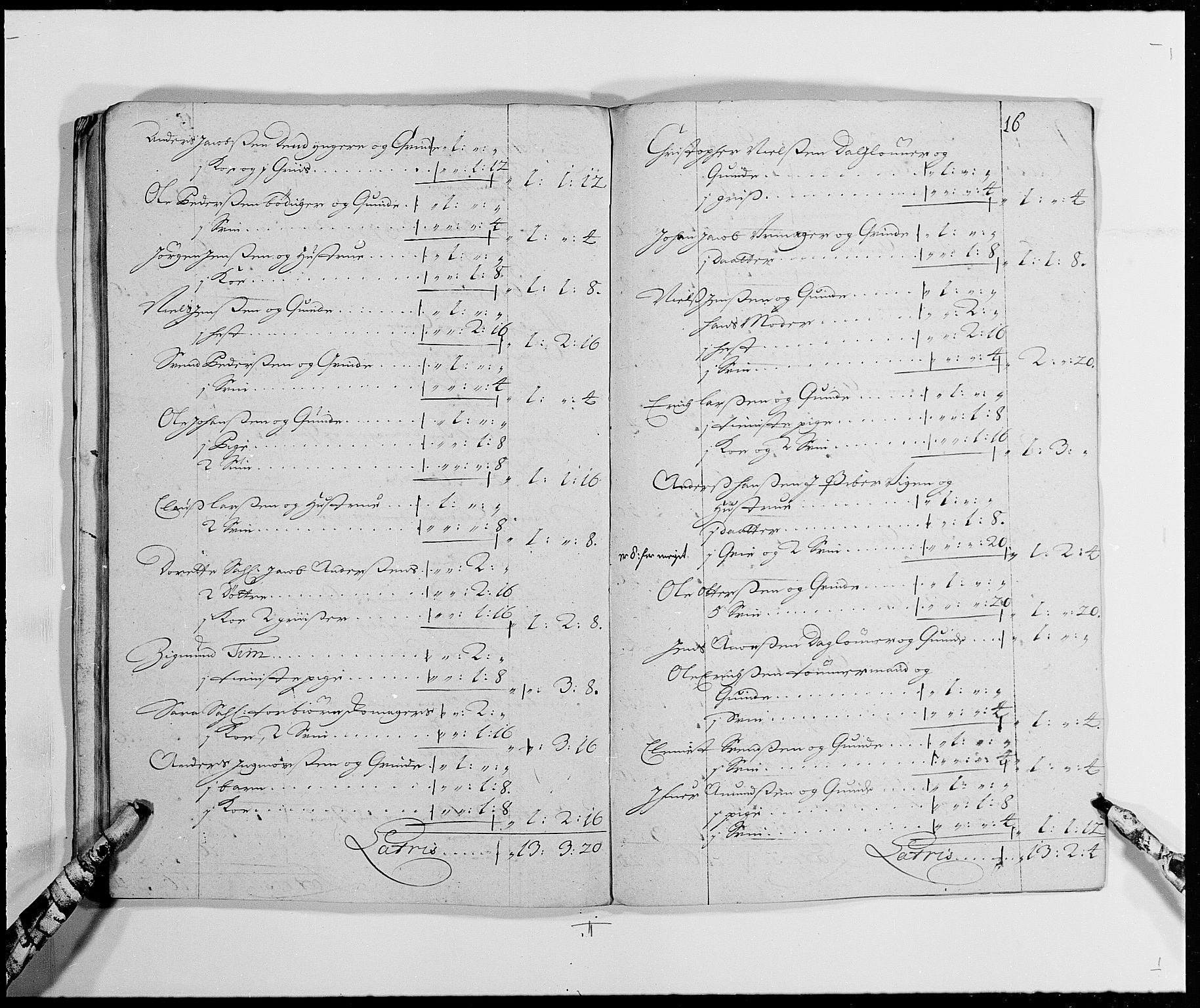 Rentekammeret inntil 1814, Reviderte regnskaper, Byregnskaper, AV/RA-EA-4066/R/Re/L0060: [E5] Kontribusjonsregnskap (med Bragernes), 1685-1693, p. 262