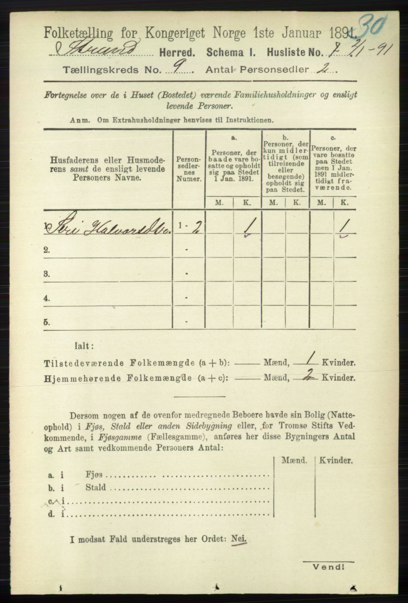 RA, 1891 census for 1130 Strand, 1891, p. 2617