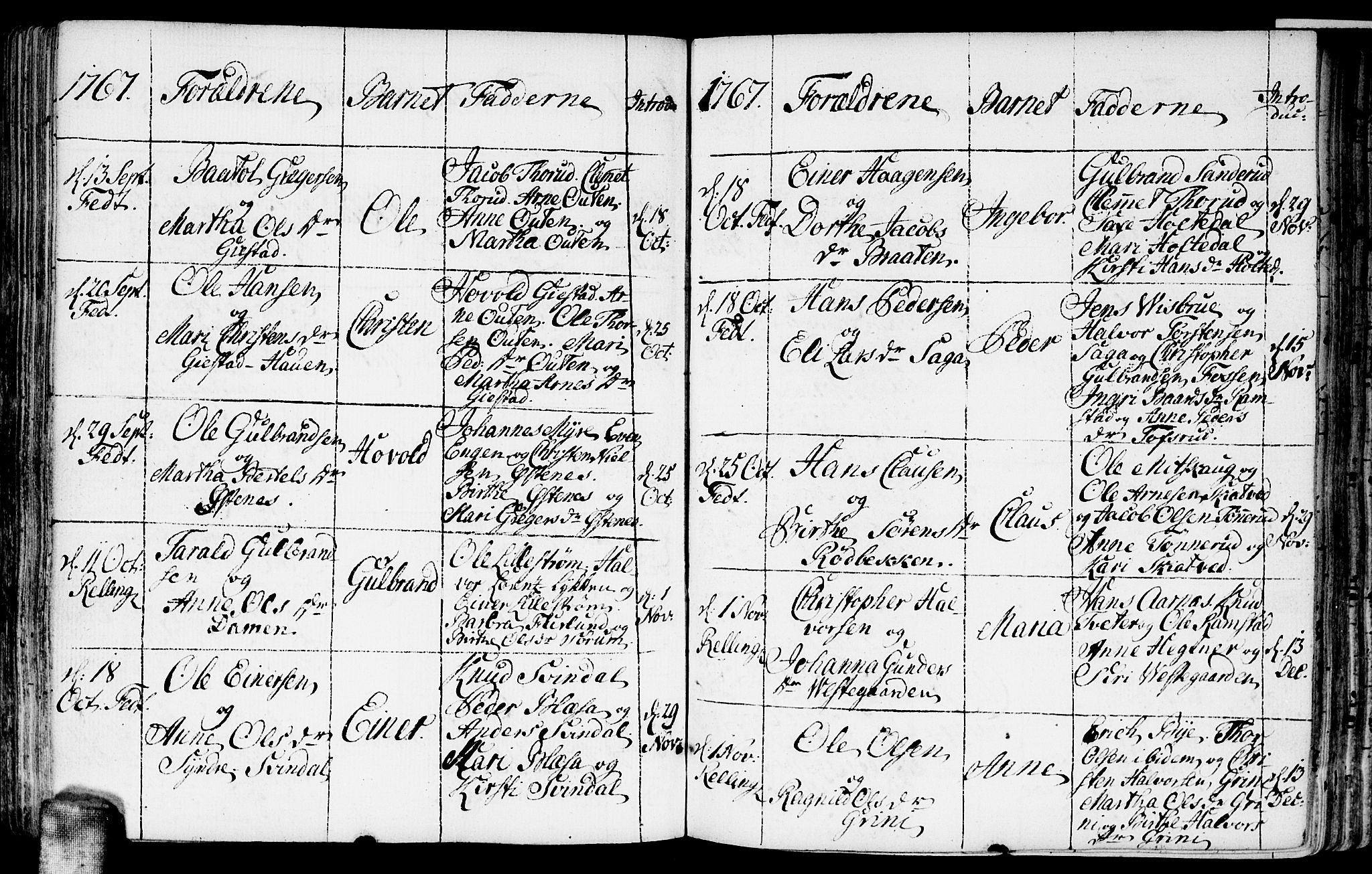 Fet prestekontor Kirkebøker, AV/SAO-A-10370a/F/Fa/L0004: Parish register (official) no. I 4, 1751-1773, p. 107