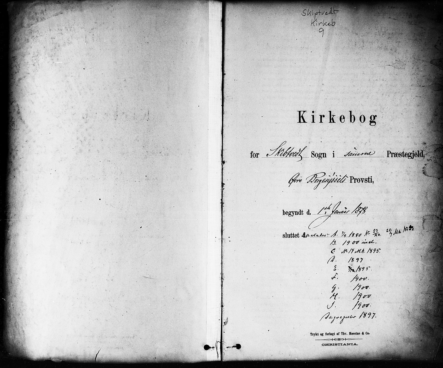 Skiptvet prestekontor Kirkebøker, SAO/A-20009/F/Fa/L0009: Parish register (official) no. 9, 1878-1900