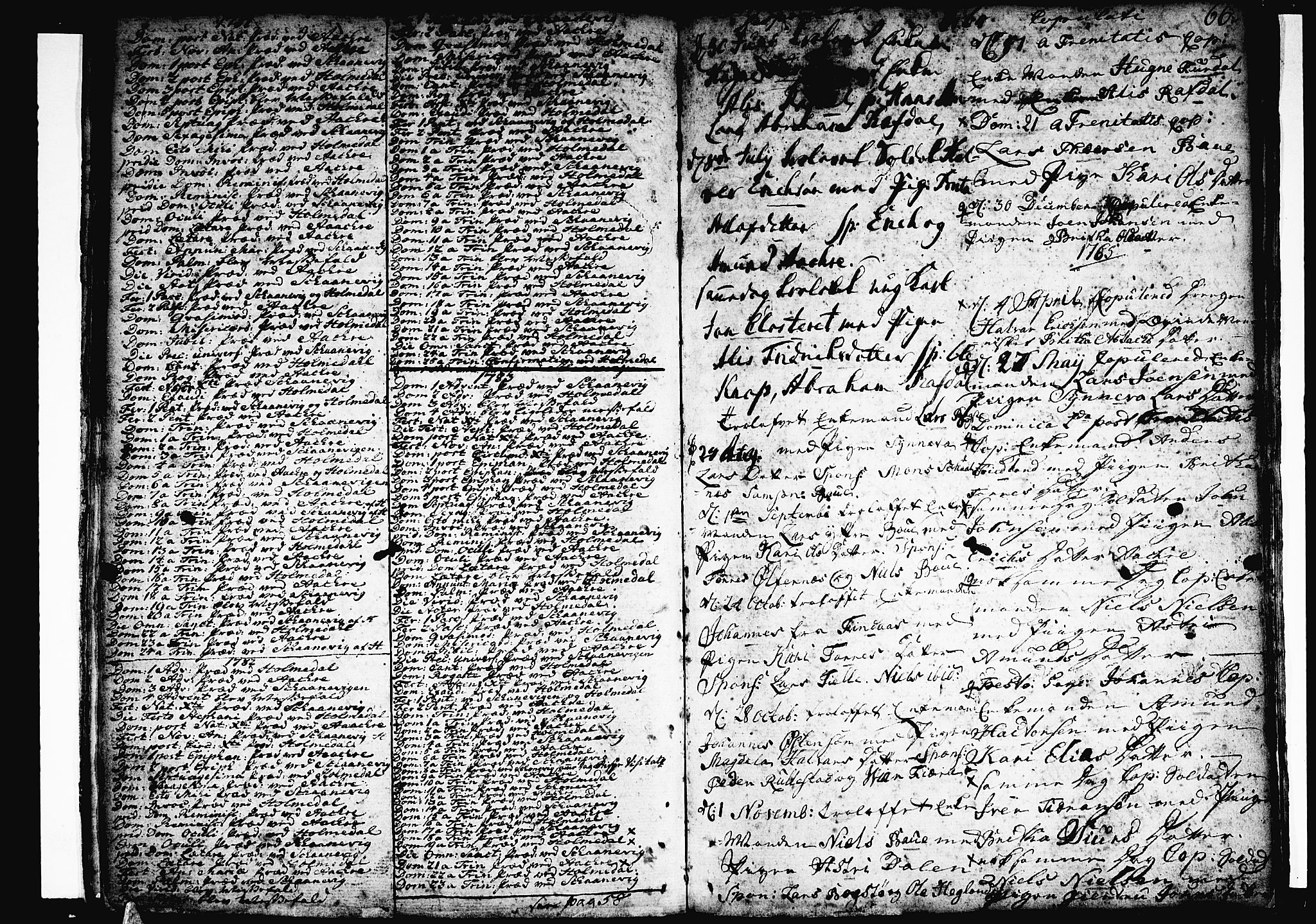 Skånevik sokneprestembete, SAB/A-77801/H/Haa: Parish register (official) no. A 1, 1745-1789, p. 66