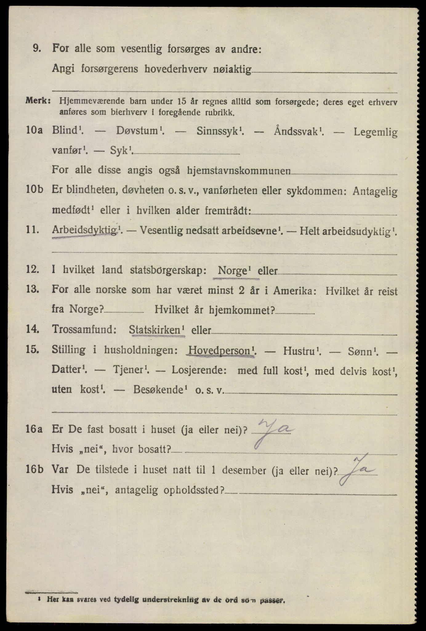 SAO, 1920 census for Skedsmo, 1920, p. 4300