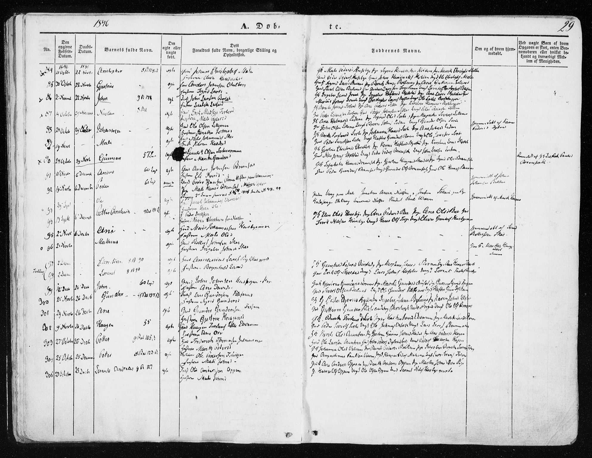Ministerialprotokoller, klokkerbøker og fødselsregistre - Nord-Trøndelag, SAT/A-1458/709/L0074: Parish register (official) no. 709A14, 1845-1858, p. 29