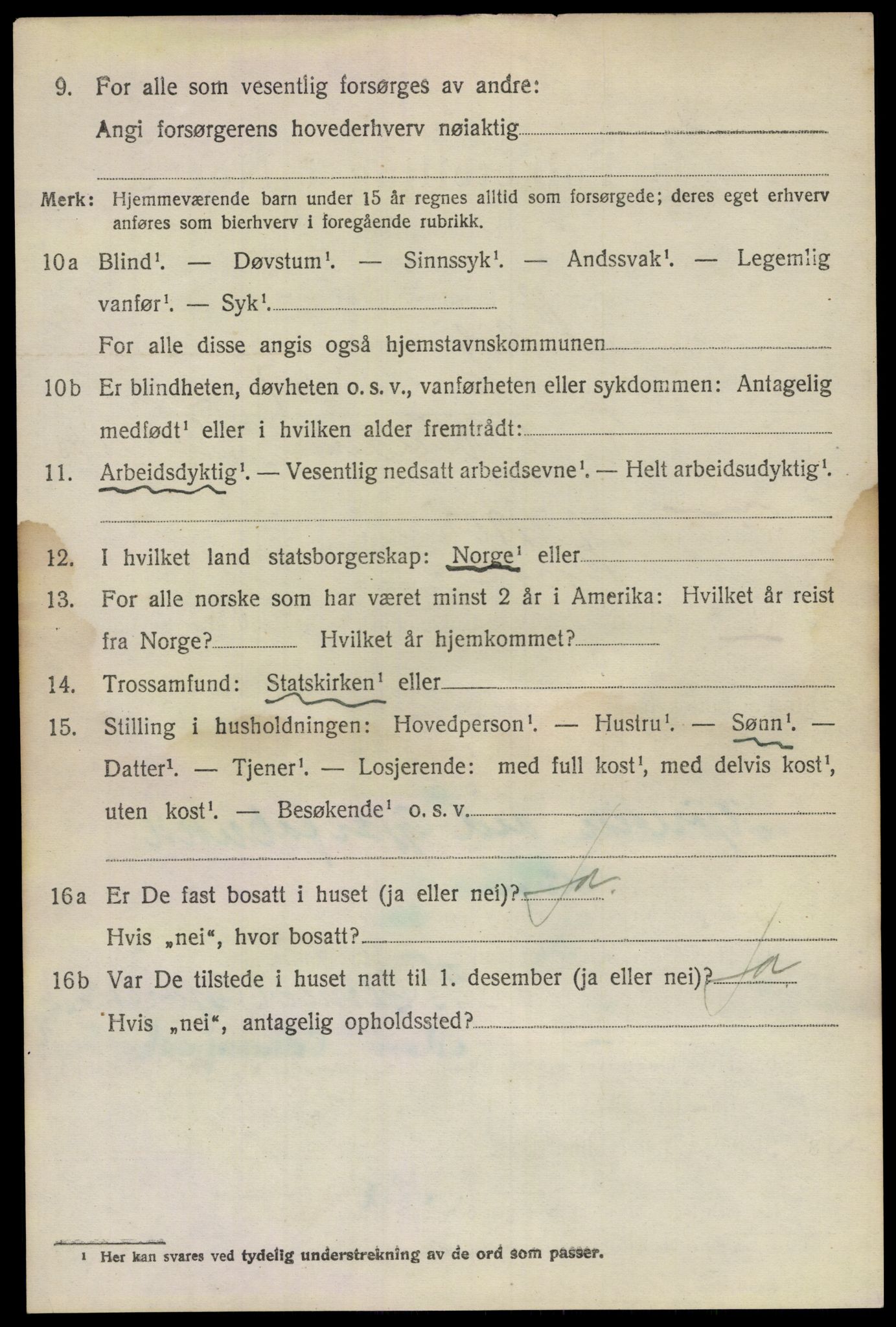 SAO, 1920 census for Rygge, 1920, p. 4166