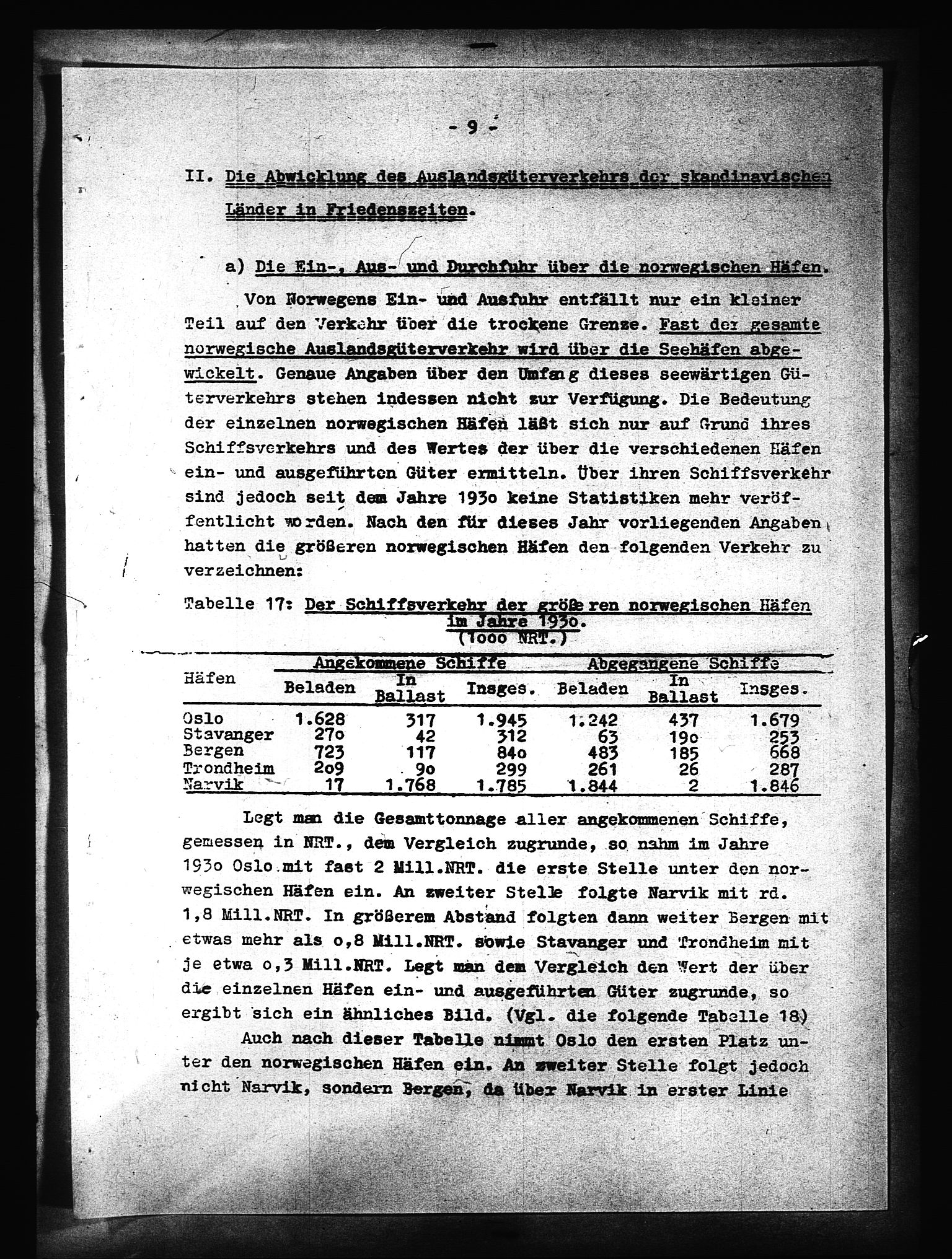 Documents Section, AV/RA-RAFA-2200/V/L0090: Amerikansk mikrofilm "Captured German Documents".
Box No. 952.  FKA jnr. 59/1955., 1940, p. 12