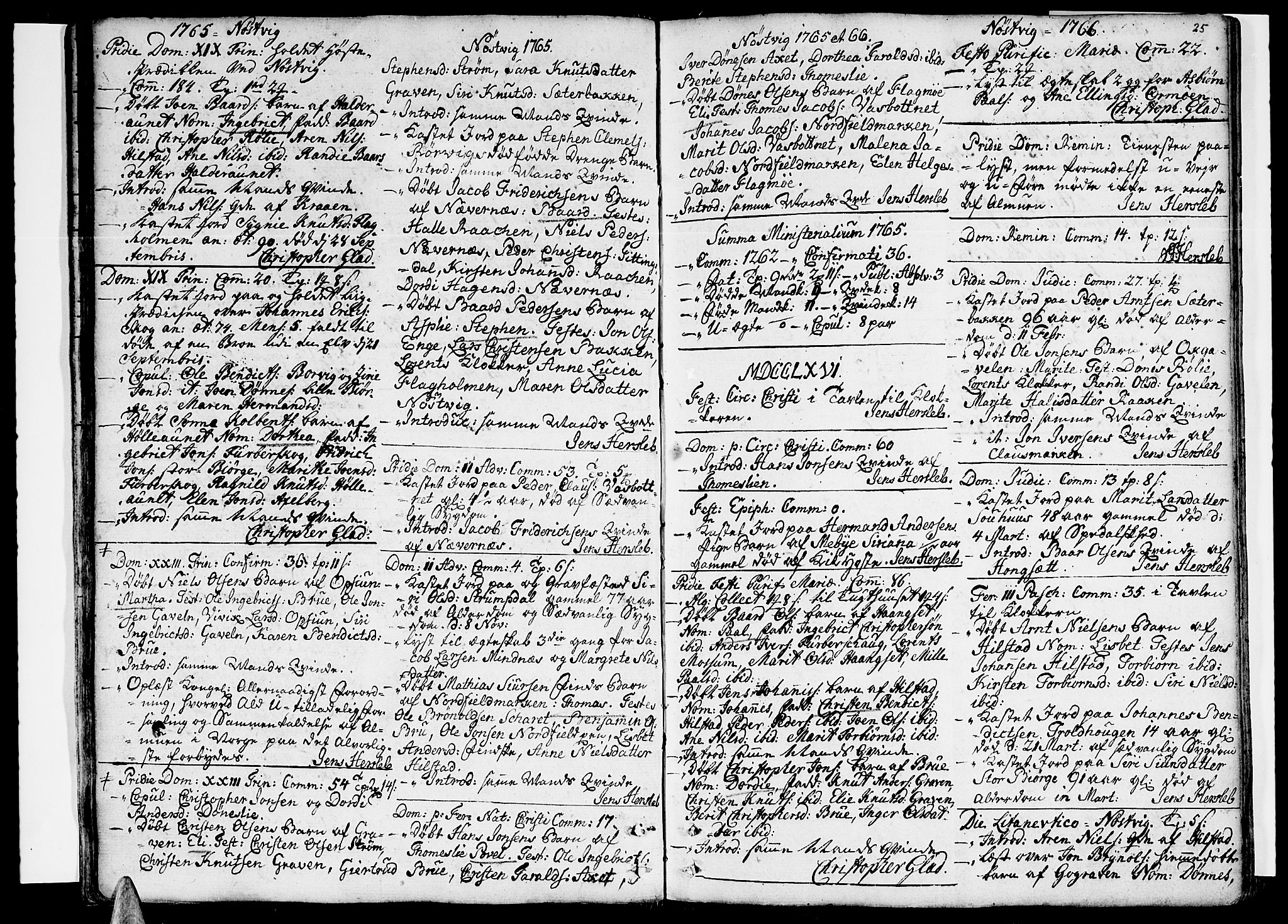 Ministerialprotokoller, klokkerbøker og fødselsregistre - Nordland, SAT/A-1459/814/L0222: Parish register (official) no. 814A03, 1752-1819, p. 25