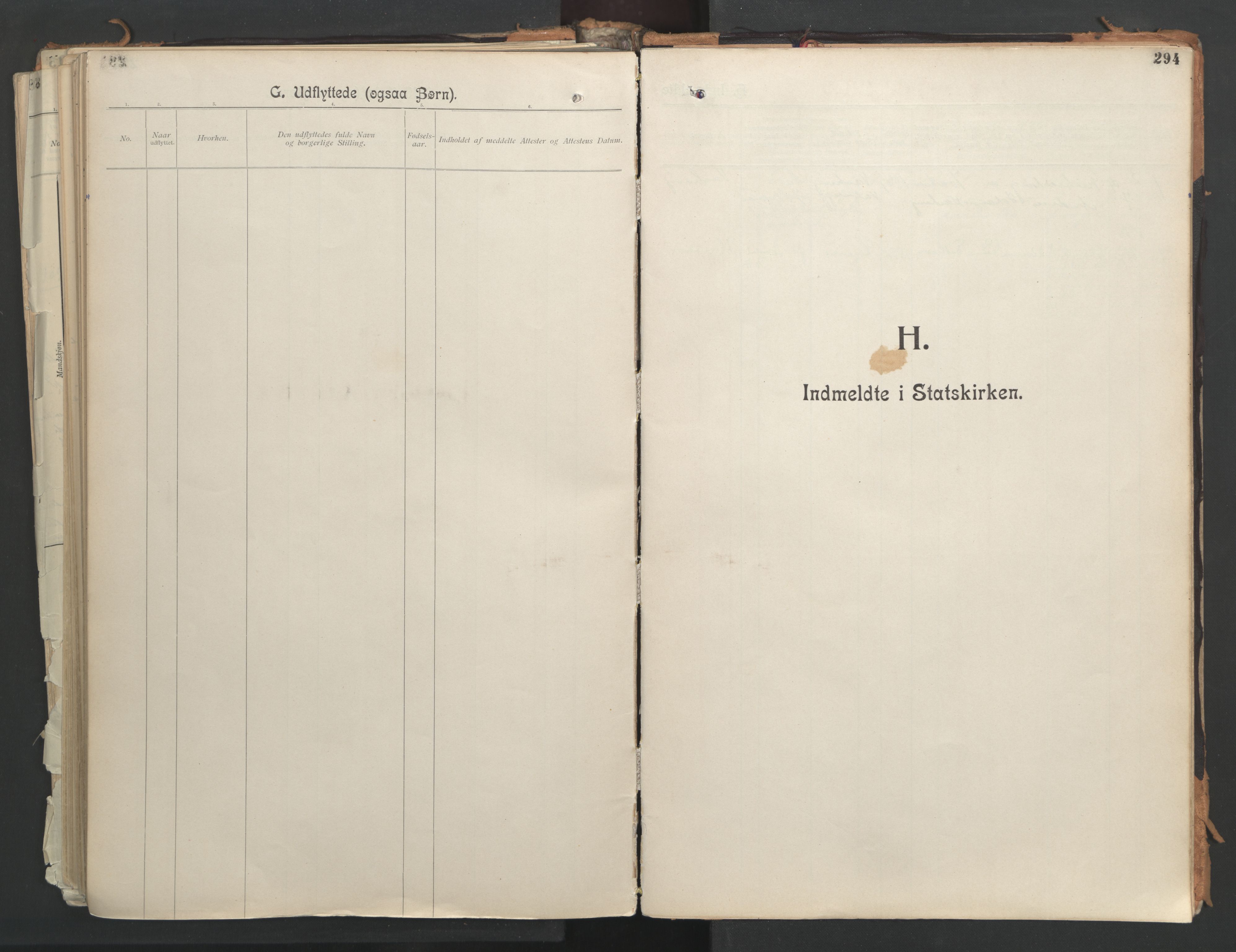 Ministerialprotokoller, klokkerbøker og fødselsregistre - Nordland, AV/SAT-A-1459/851/L0724: Parish register (official) no. 851A01, 1901-1922, p. 294