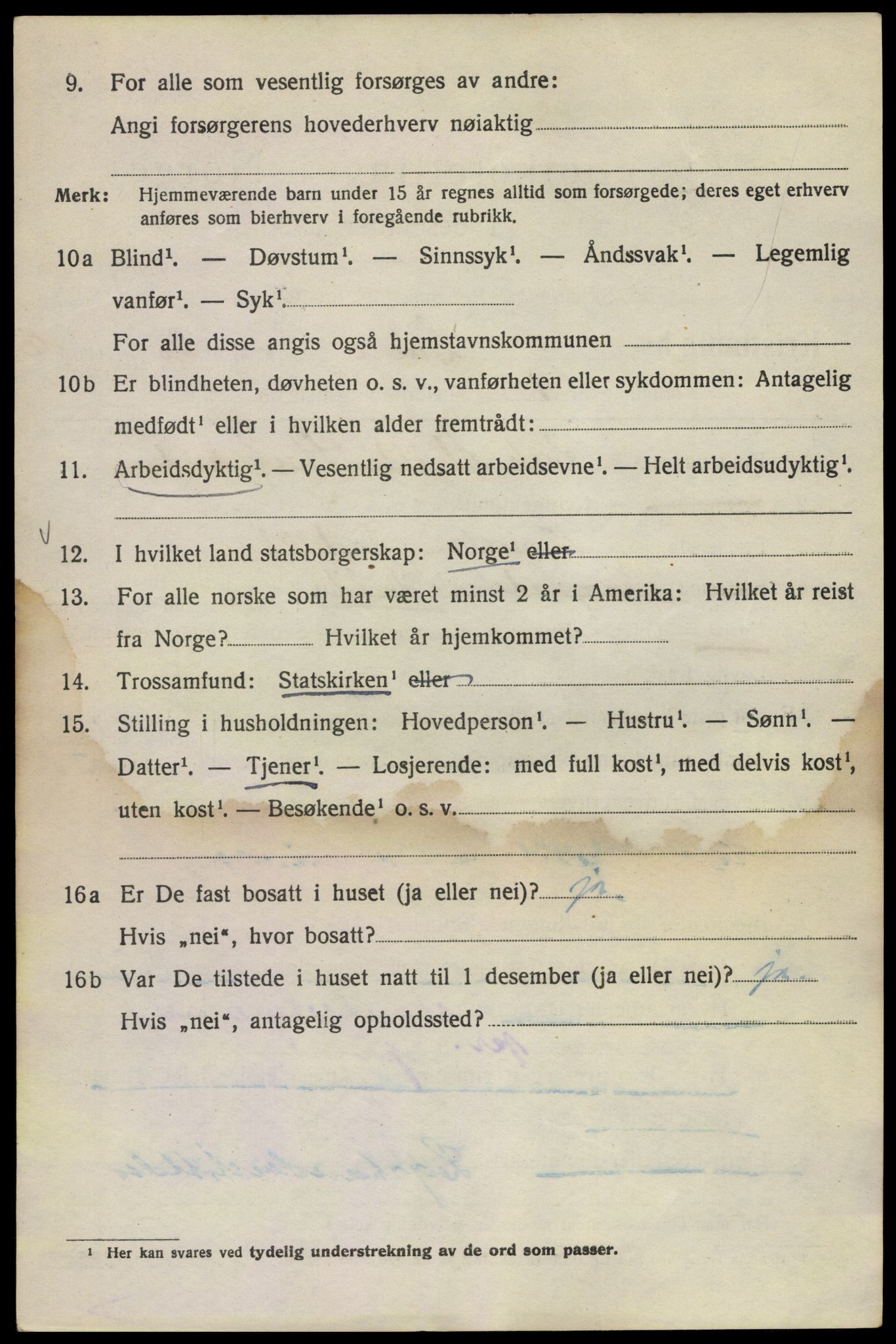 SAO, 1920 census for Kristiania, 1920, p. 366562