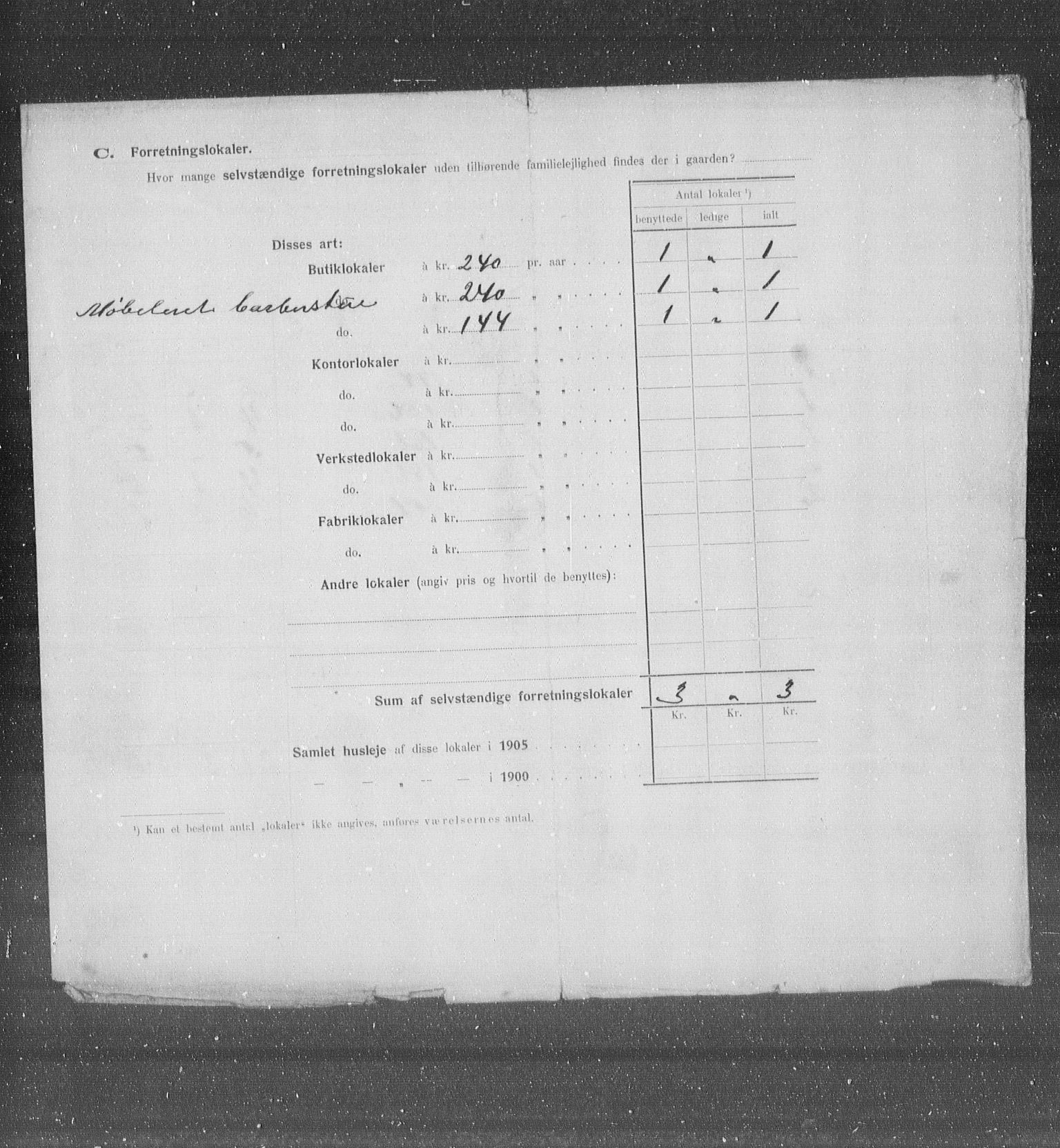 OBA, Municipal Census 1905 for Kristiania, 1905, p. 18460